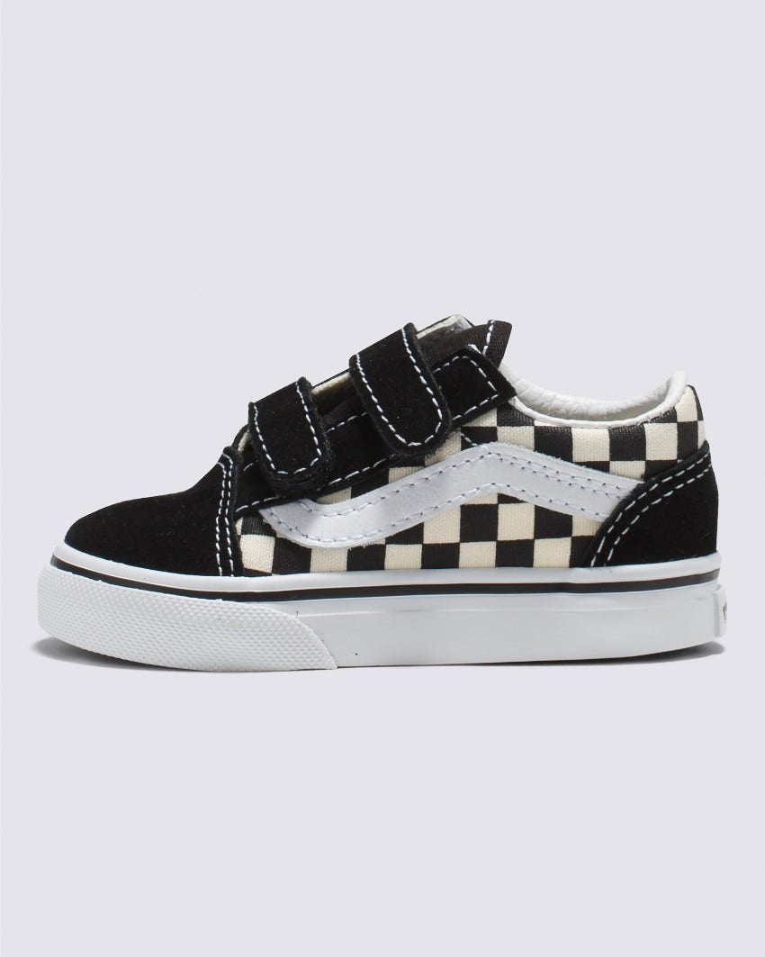 TODDLER OLD SKOOL V - (PRIMARY CHECK) BLACK/WHITE slider