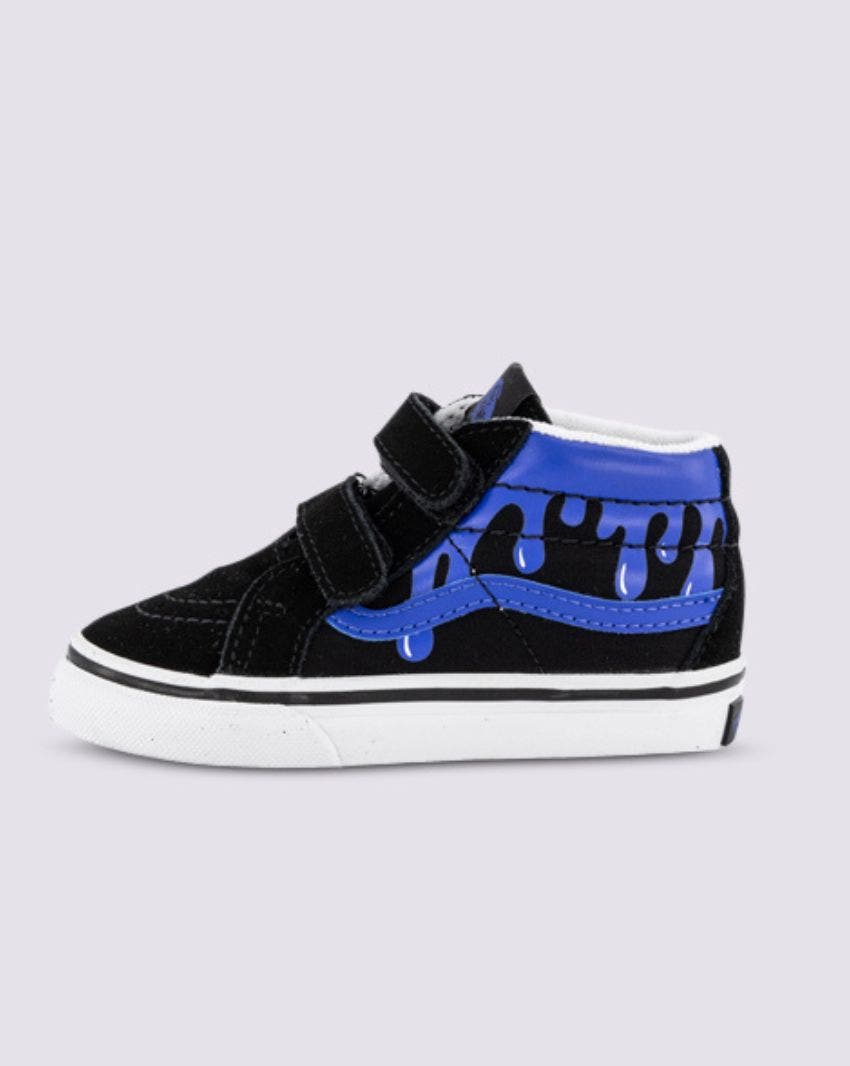 TODDLER SK8-MID REISSUE V GLOW - GLOW SLIME BLACK/BLUE slider