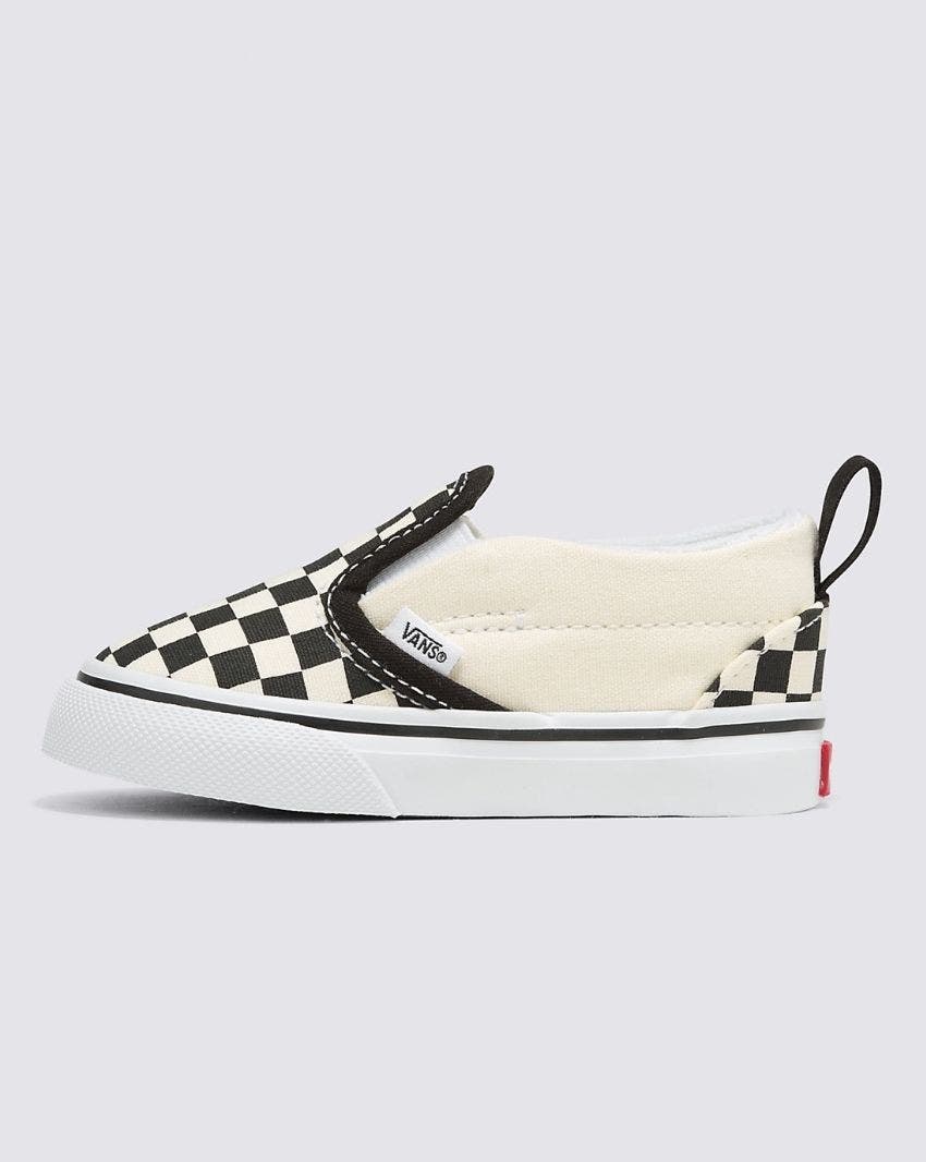 TODDLER SLIP-ON V CHECKERBOARD - (CHECKERBOARD) BLACK/WHTE slider