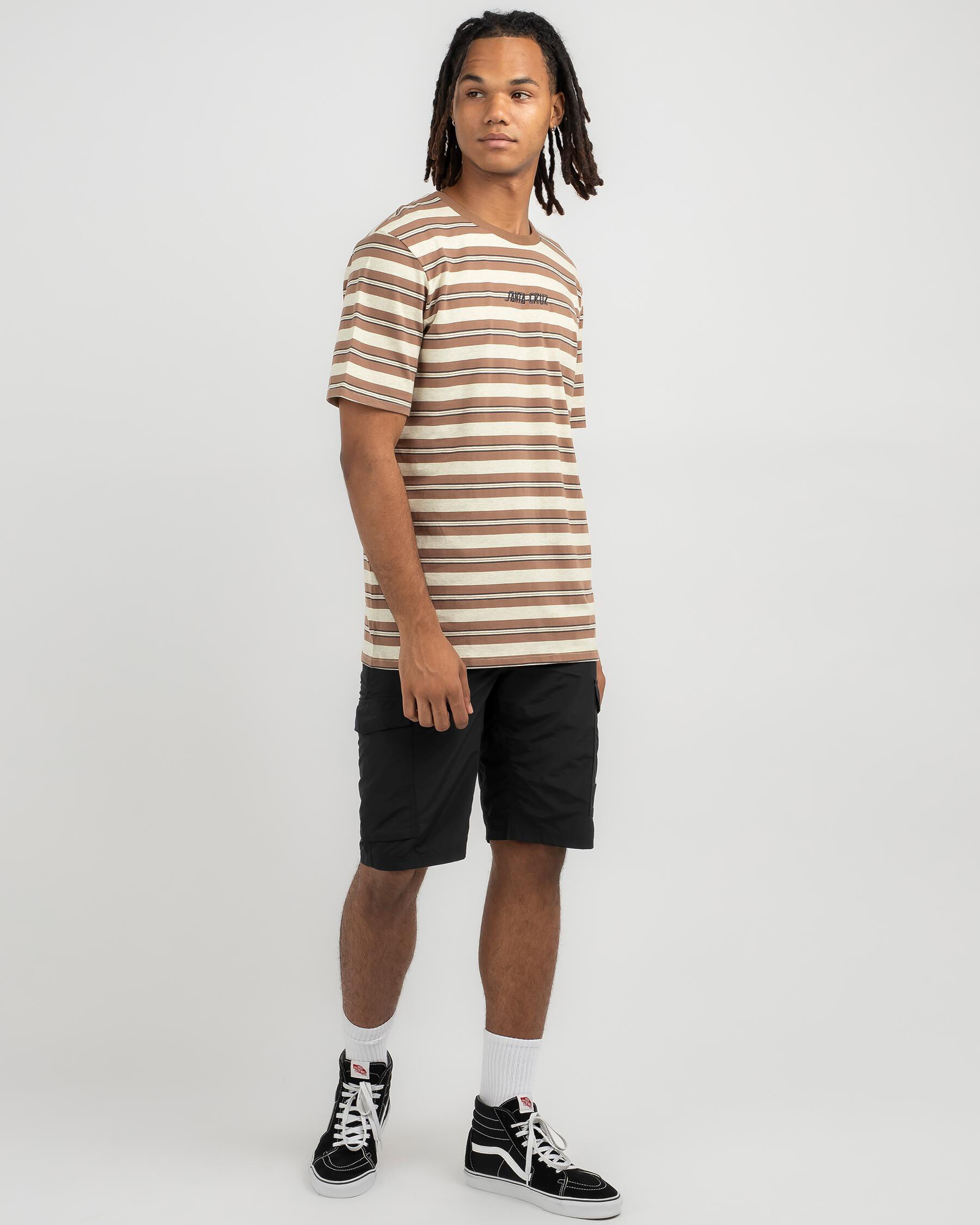 Toil Solid Striped T-Shirt - Dark Green slider