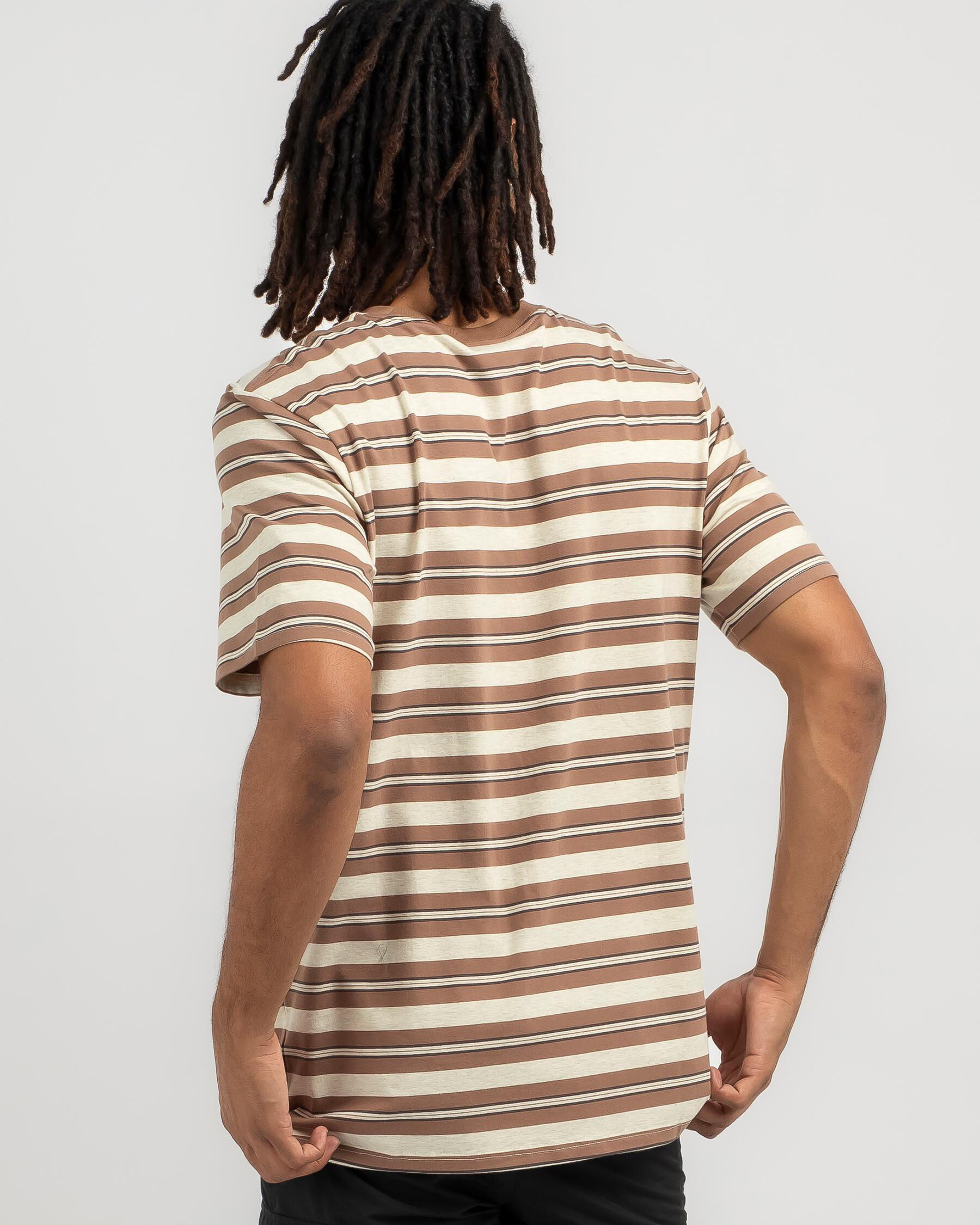 Toil Solid Striped T-Shirt - Dark Green slider