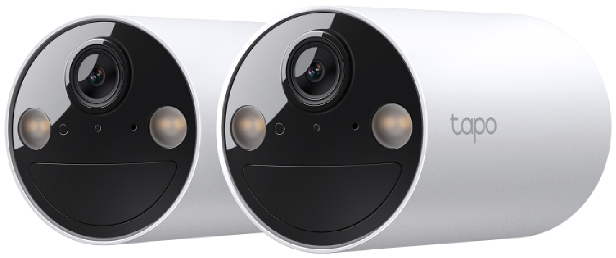 TP-LINK Tapo 2K 3MP Smart Wire-Free Security Camera System (2-pack) slider