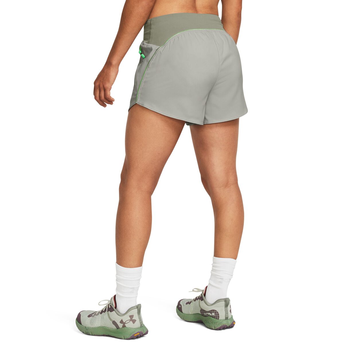 Under Armour Womens Anywhere Training Shorts - Green slider