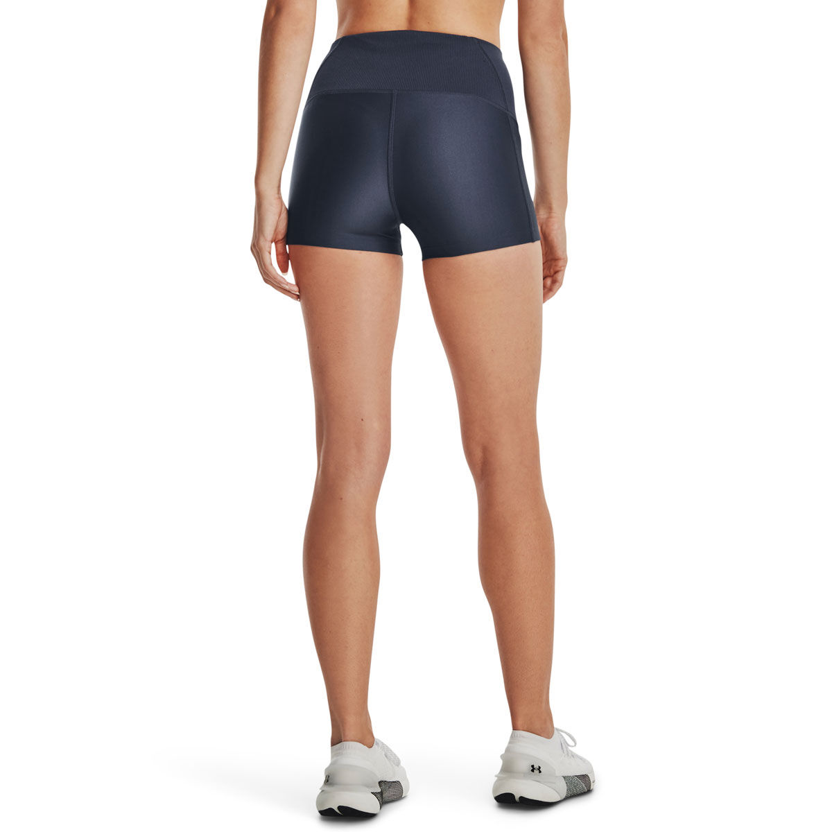 Under Armour Womens BTG Mid Rise Shorty Training Shorts - Grey slider