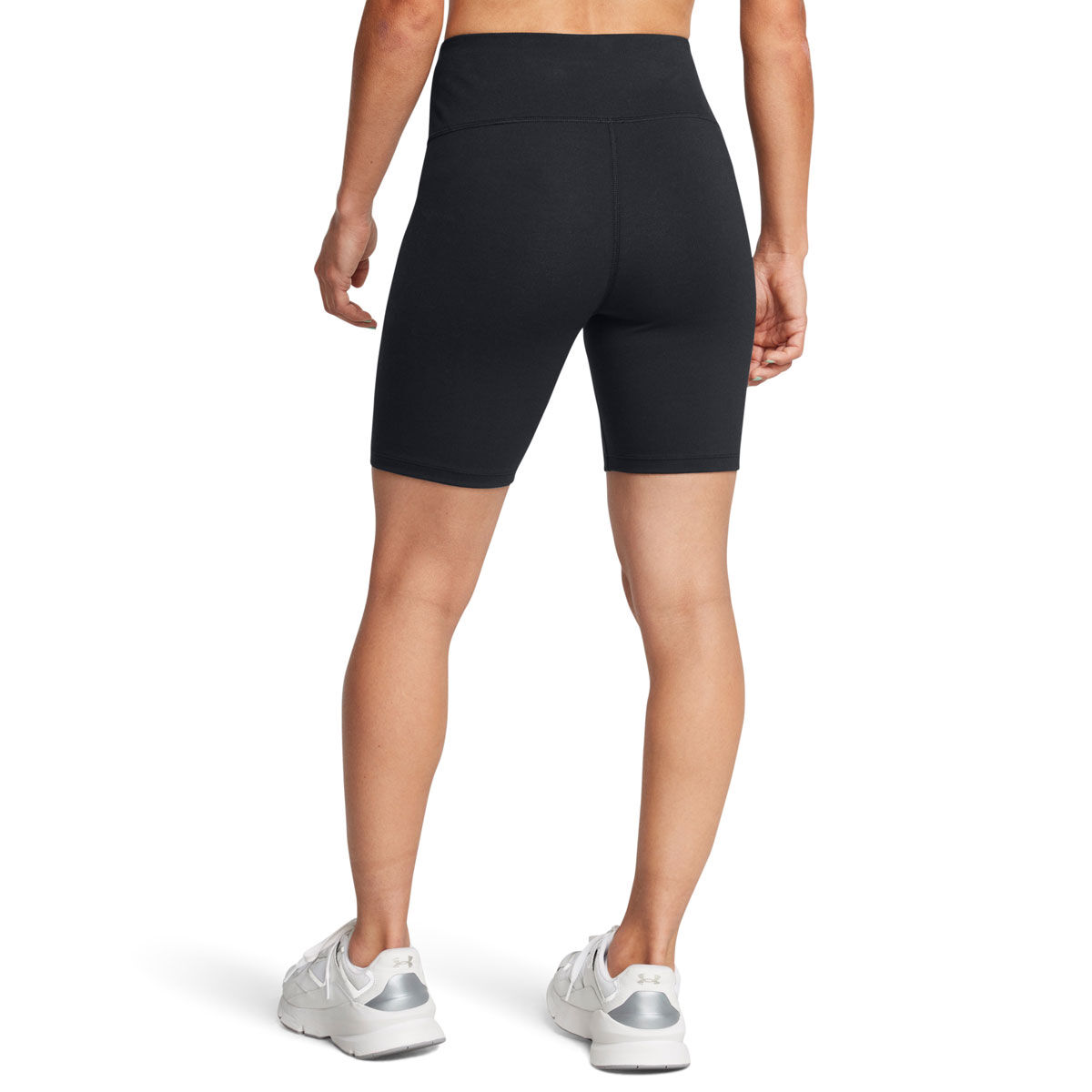 Under Armour Womens Campus 7 Inch Short Tights - Black/White slider