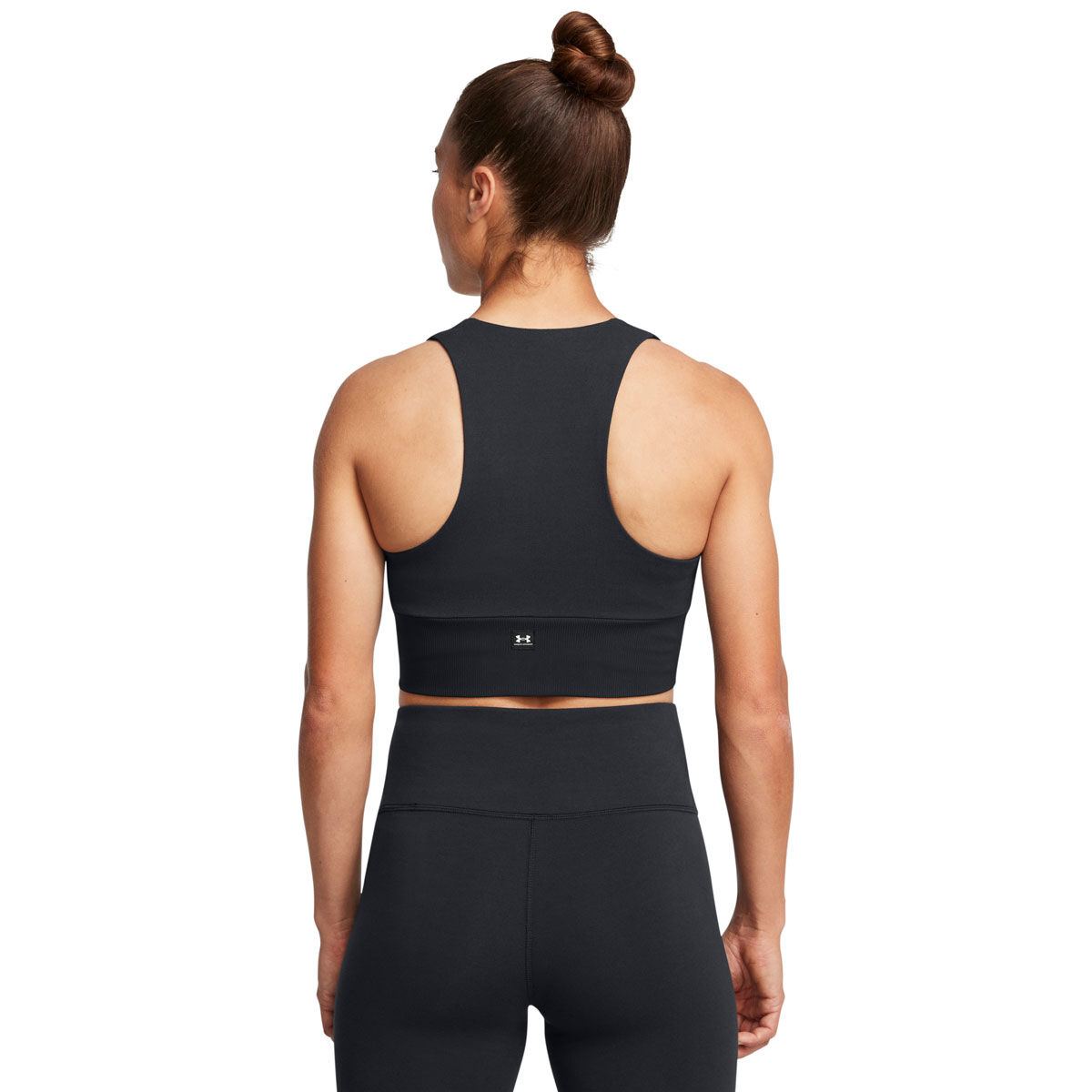 Under Armour Womens Campus Baby Plunge Tank - Black/White slider