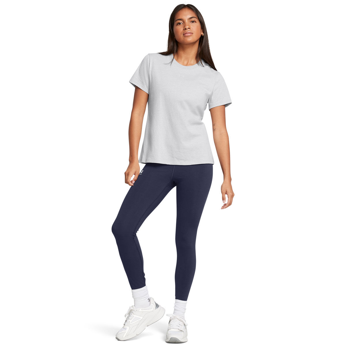 Under Armour Womens Campus Full Length Tights - Midnight Navy slider