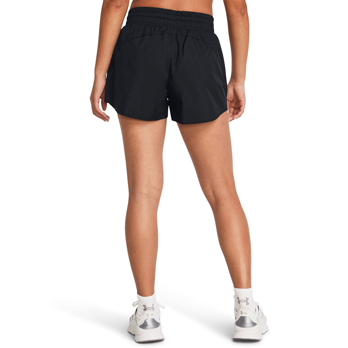 Under Armour Womens Flex Woven 3 Inch Crinkle Shorts - Red slider