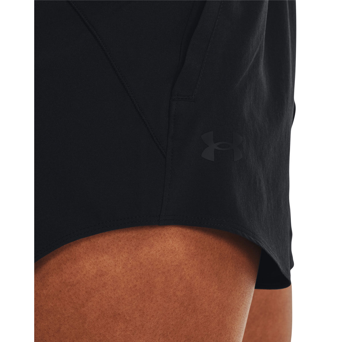 Under Armour Womens Flex Woven 3 Inch Training Shorts - Orange slider