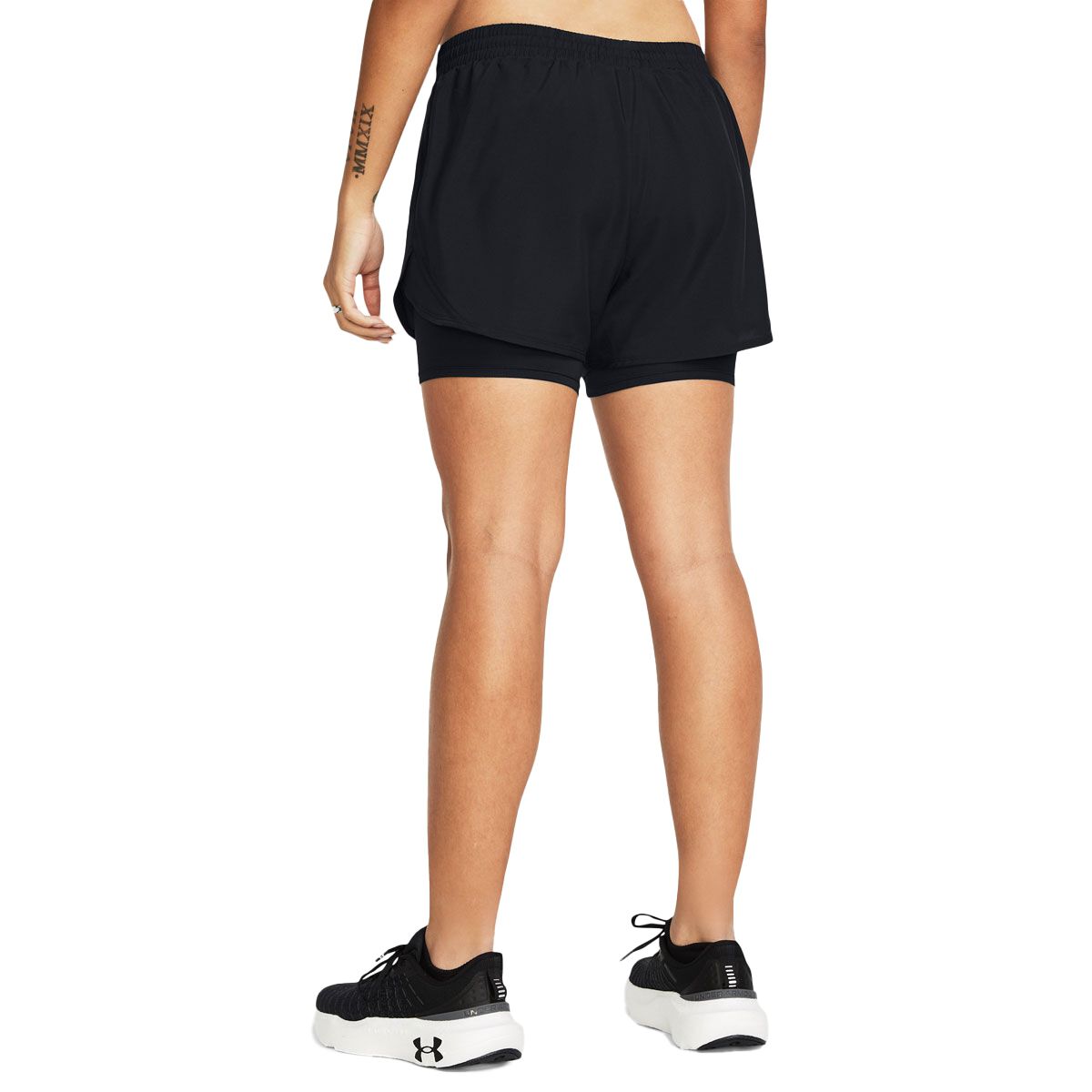 Under Armour Womens Fly by 2 in 1 Shorts - Black slider