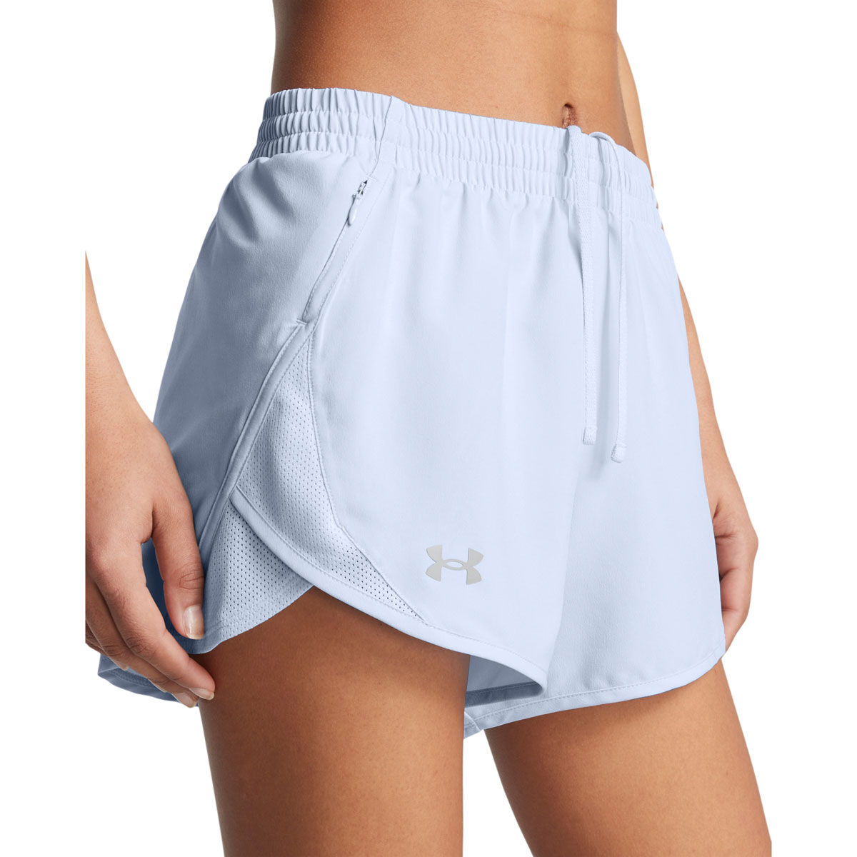 Under Armour Womens Fly By 3 Inch Running Shorts - Black slider