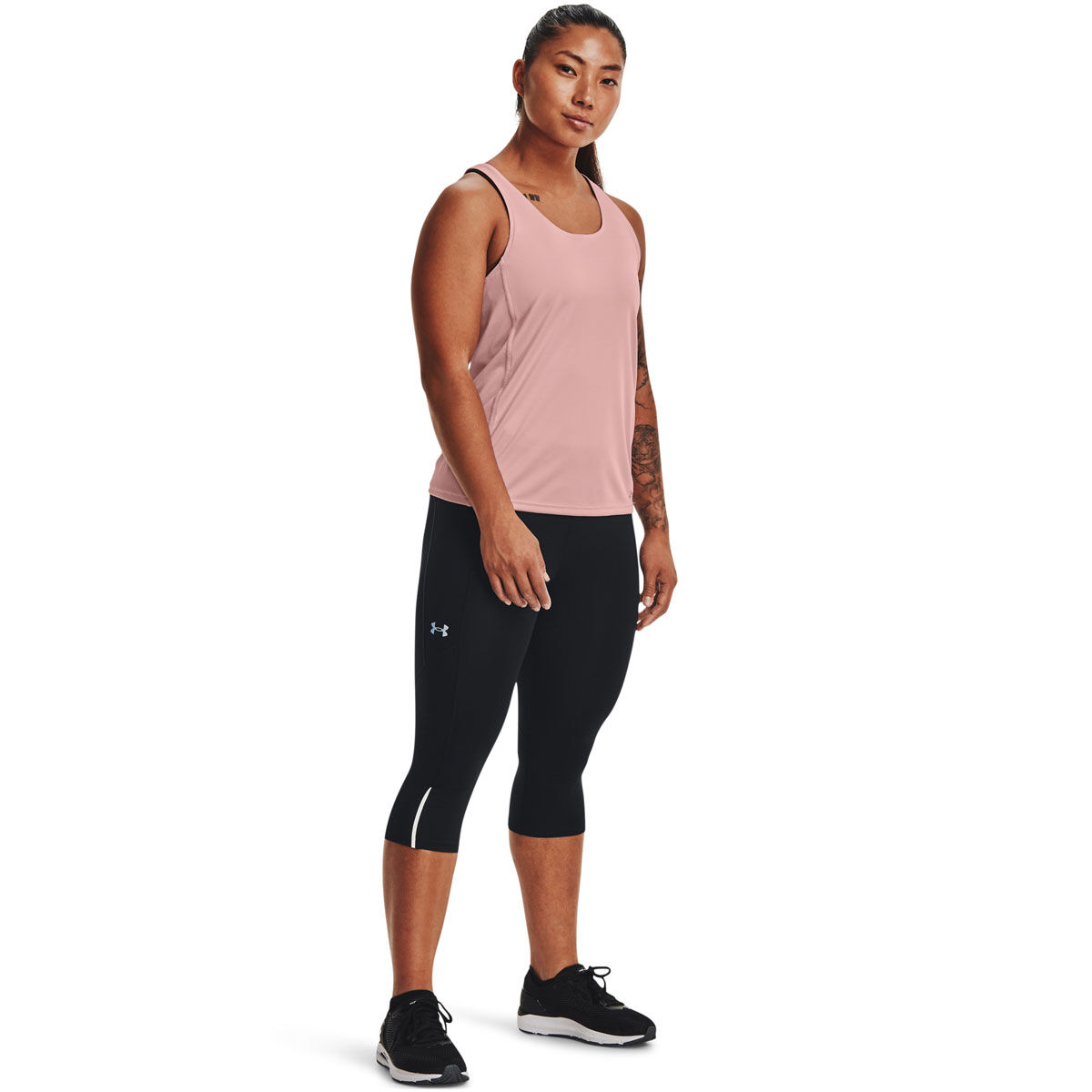 Under Armour Womens Fly Fast 3.0 Speed Capri Tights - Black slider