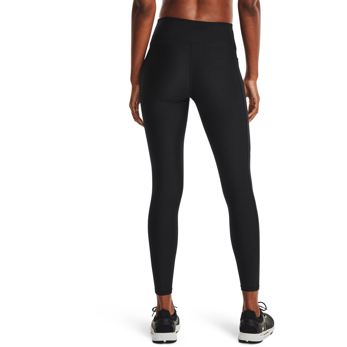 Under Armour Womens HeatGear Armour High Rise Full Length Tights - Black/White slider