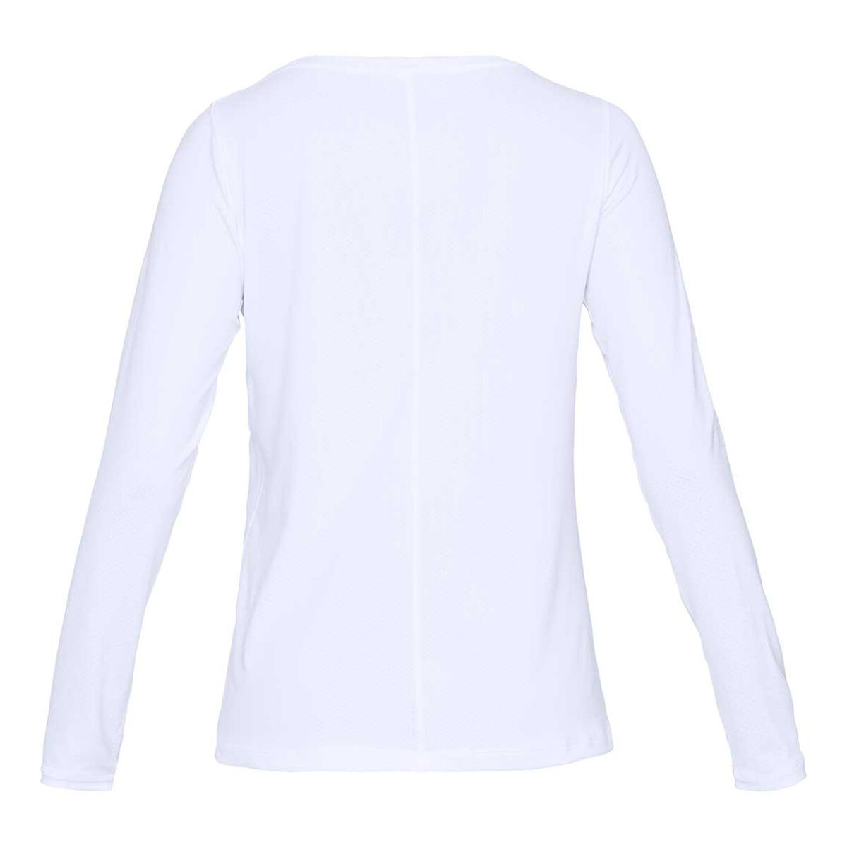 Under Armour Womens HeatGear Armour Long Sleeve Training Tee - White slider