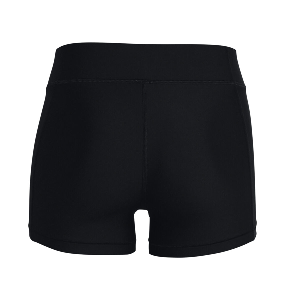 Under Armour Womens HeatGear Armour Mid Rise Shorty Training Shorts - Black slider