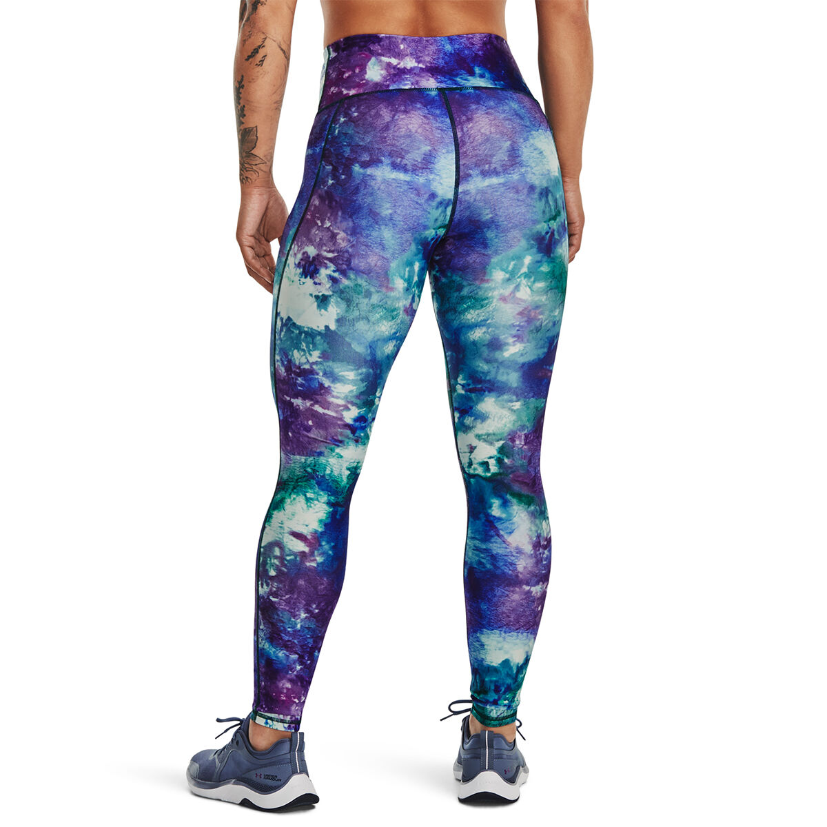 Under Armour Womens HeatGear Armour Tights Purple XS - Purple slider