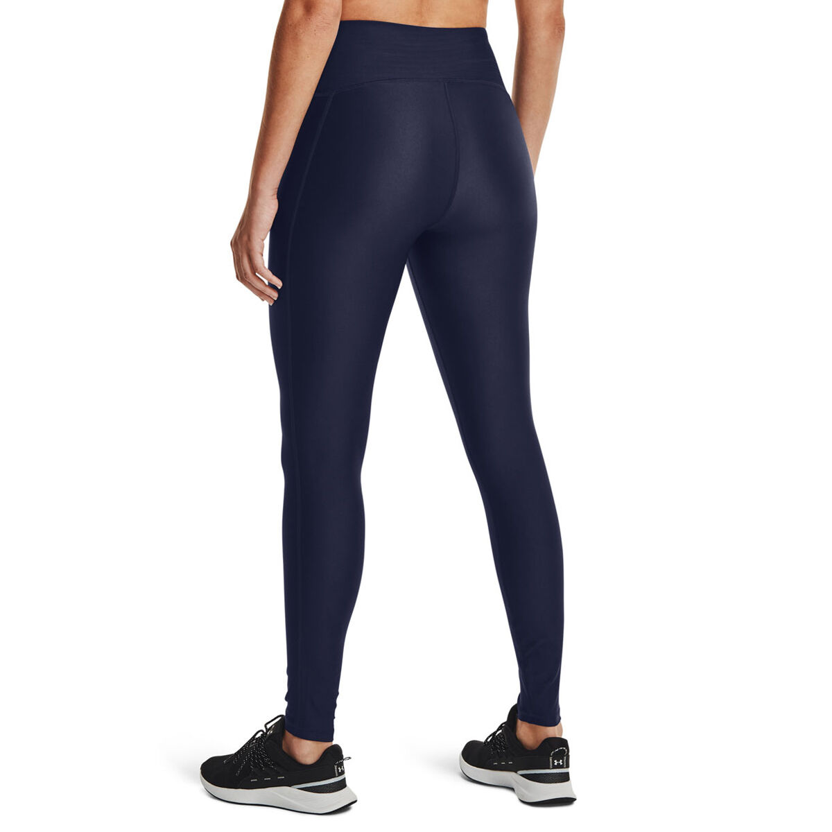 Under Armour Womens HeatGear No Slip Full Length Tights - Navy slider