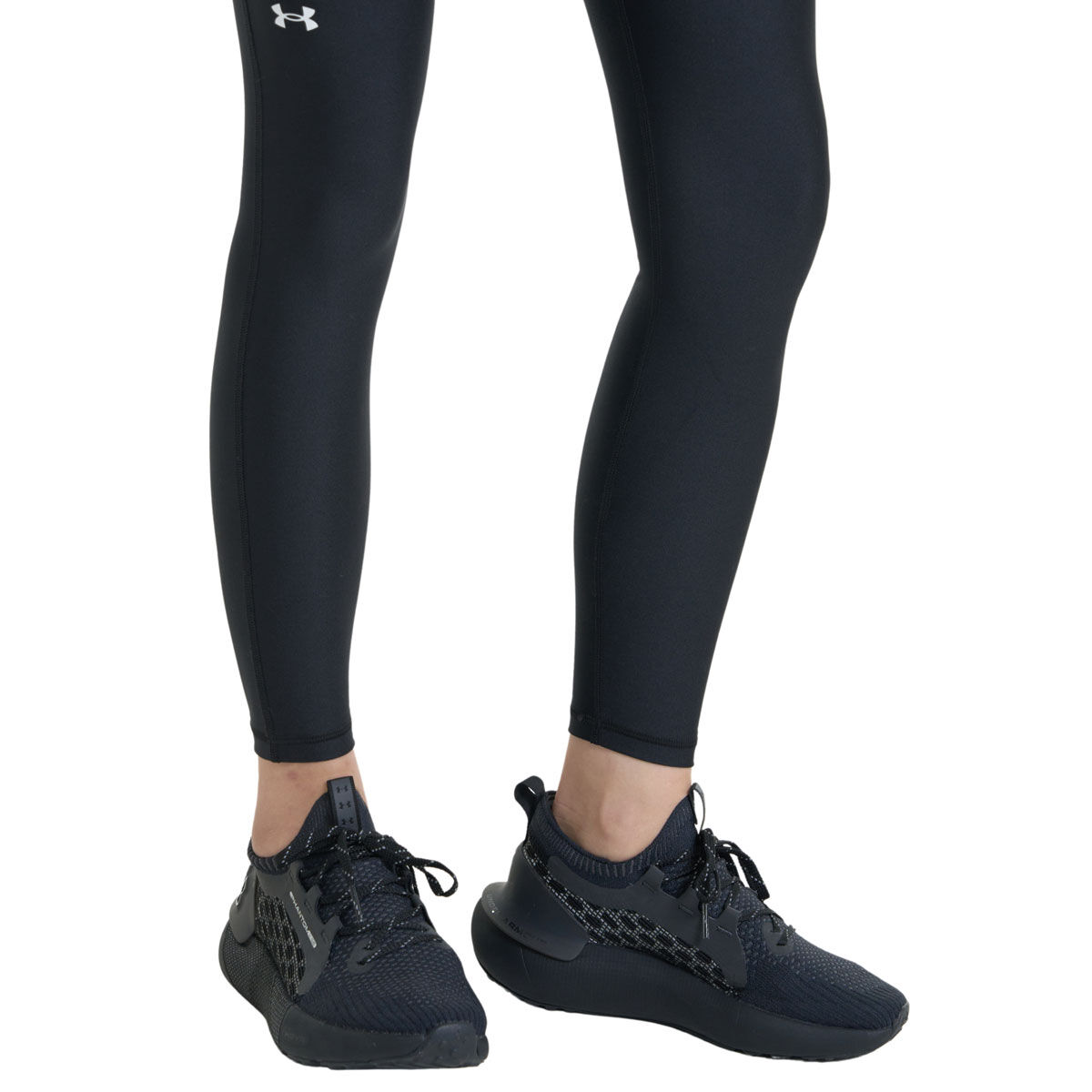 Under Armour Womens HeatGear No Slip Full Length Tights - Navy slider