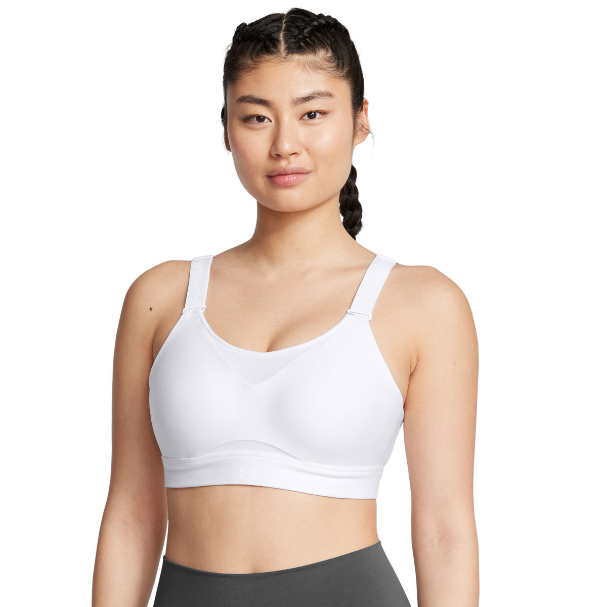 Under Armour Womens Infinity 2.0 High Support Sports Bra - White slider