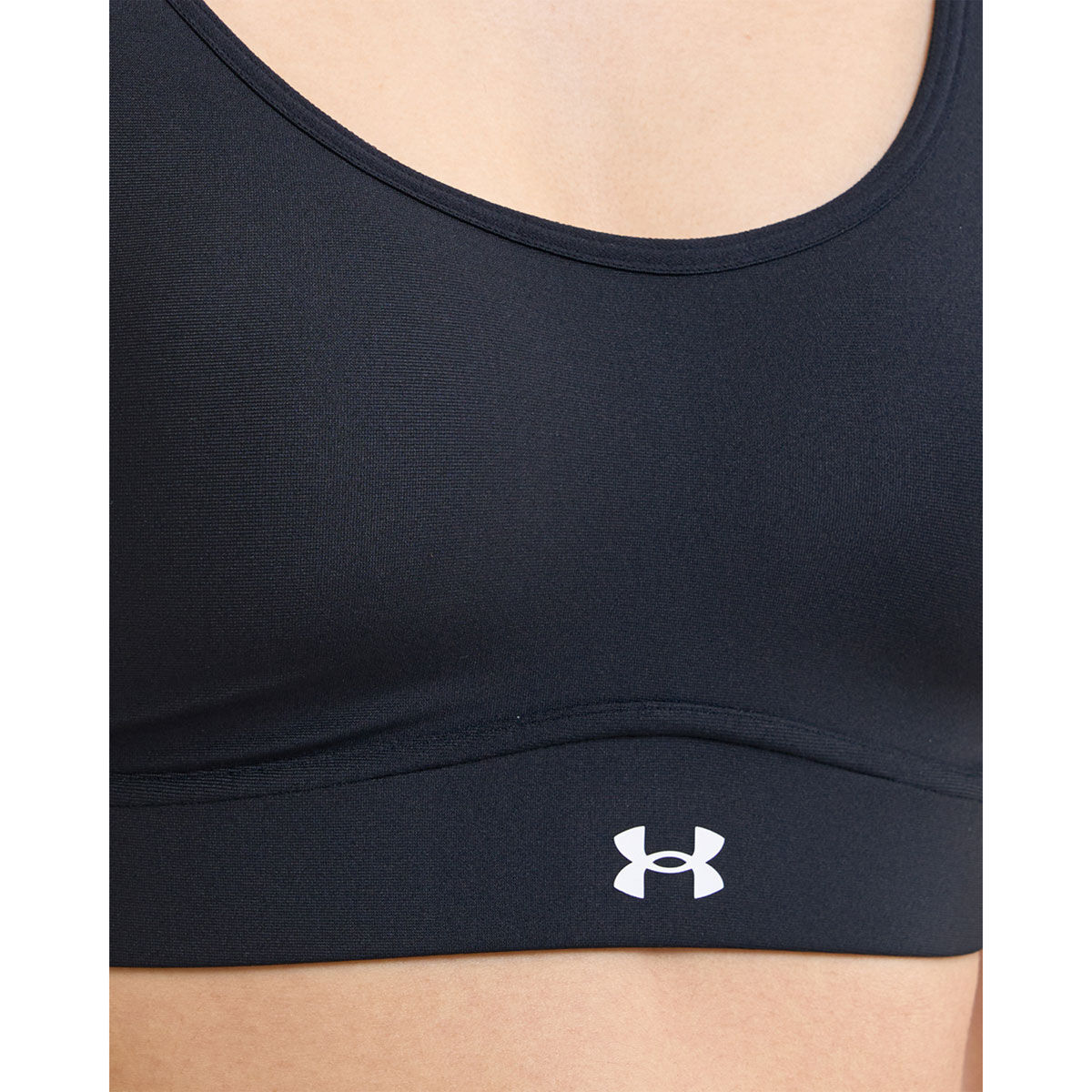 Under Armour Womens Infinity 2.0 Medium Support Sports Bra - Black/White slider