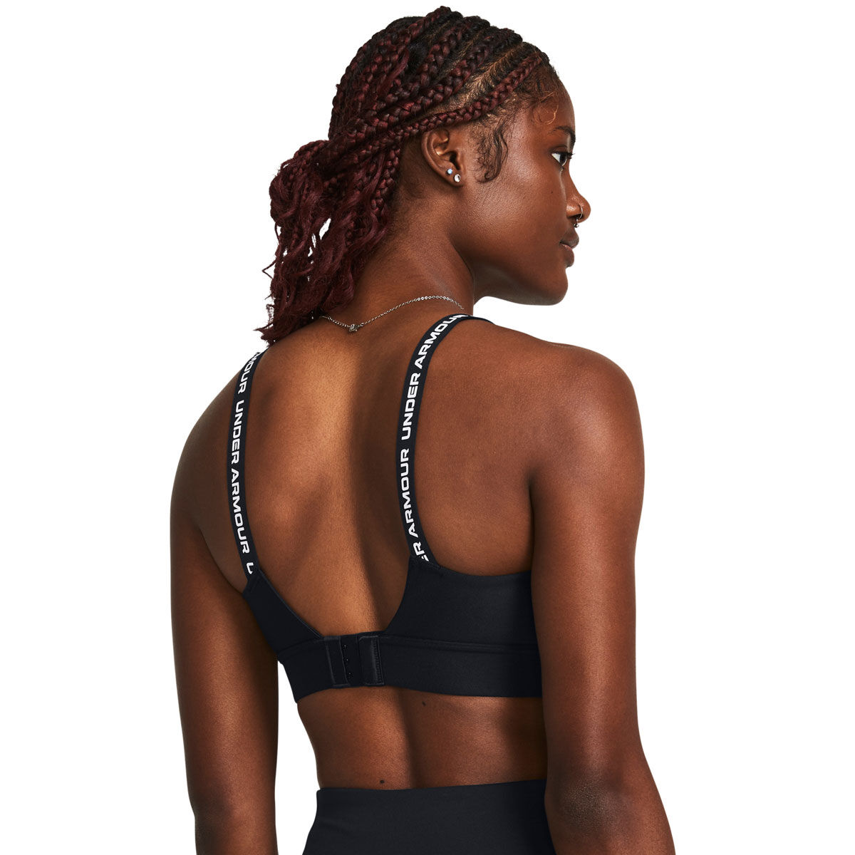 Under Armour Womens Infinity 2.0 Medium Support Sports Bra - Black/White slider