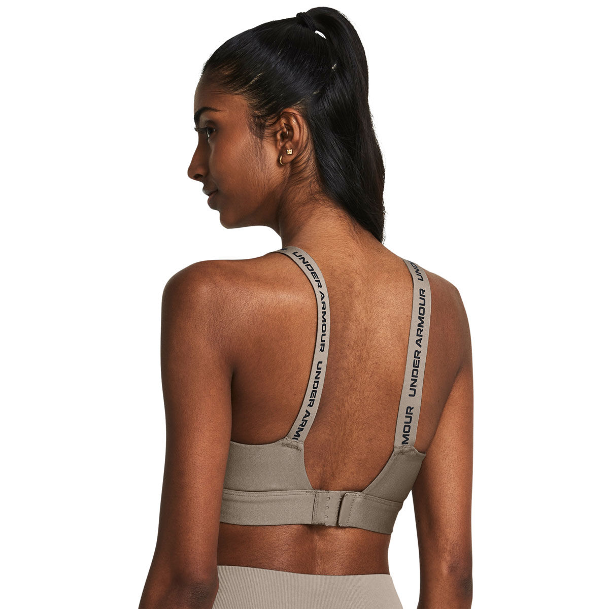 Under Armour Womens Infinity High Impact Sports Bra - Taupe slider