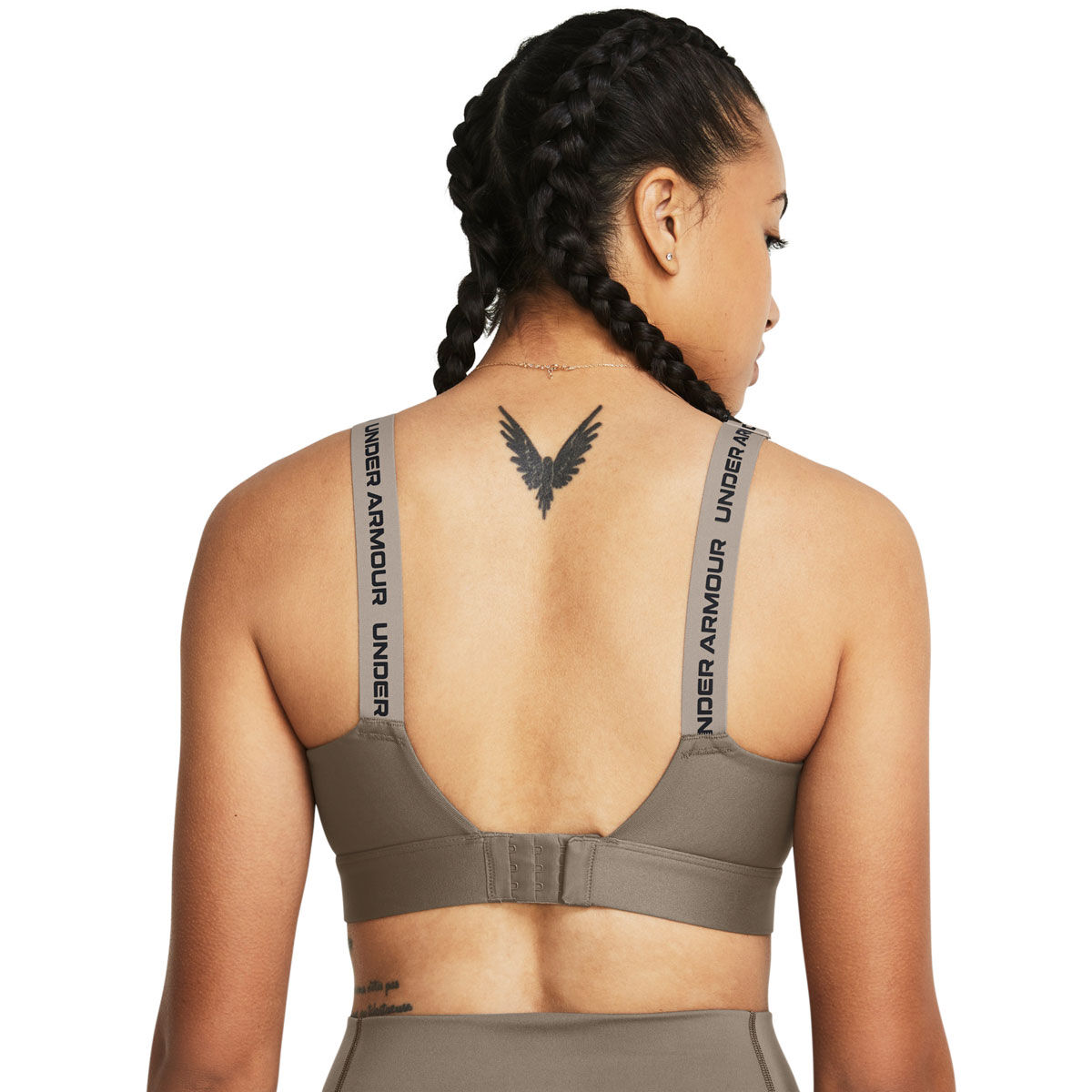 Under Armour Womens Infinity High Impact Sports Bra - Taupe slider