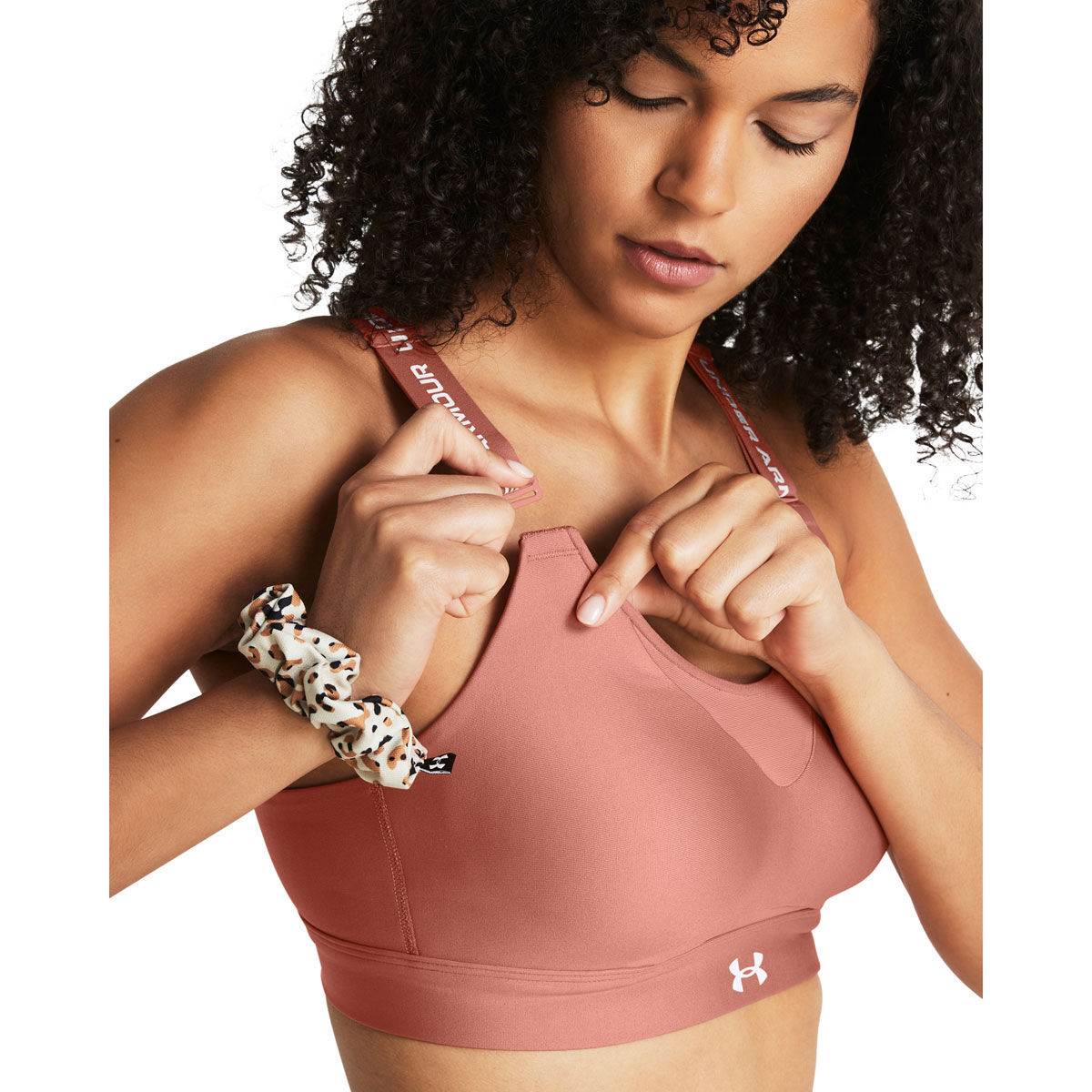 Under Armour Womens Infinity High Support Sports Bra - Pink slider