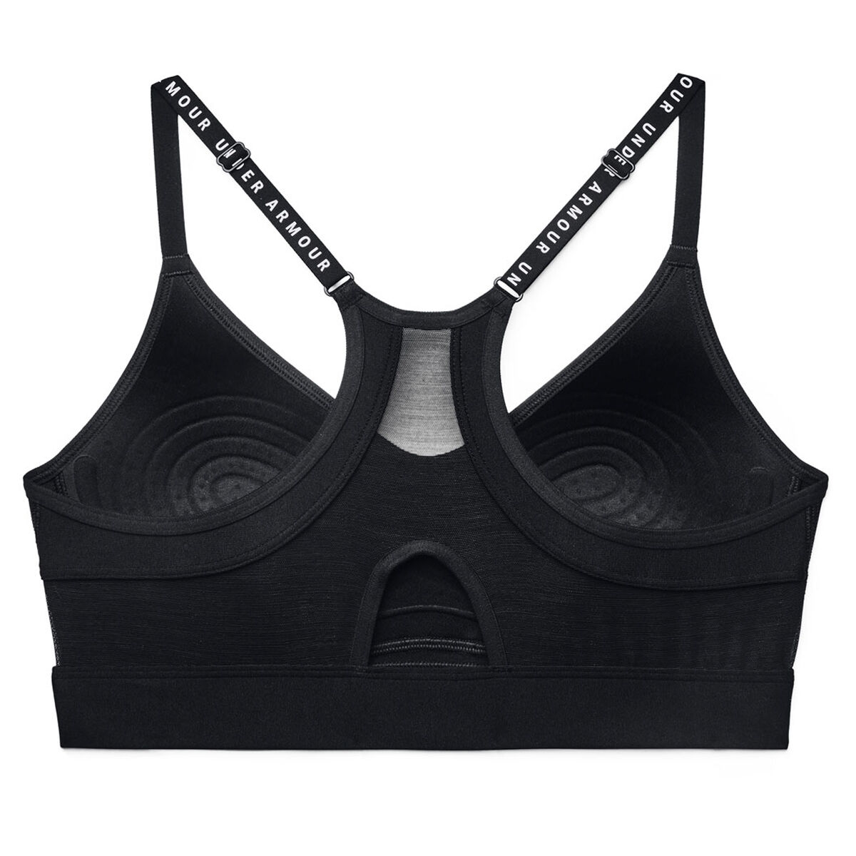 Under Armour Womens Infinity Low Support Covered Sports Bra - Black slider