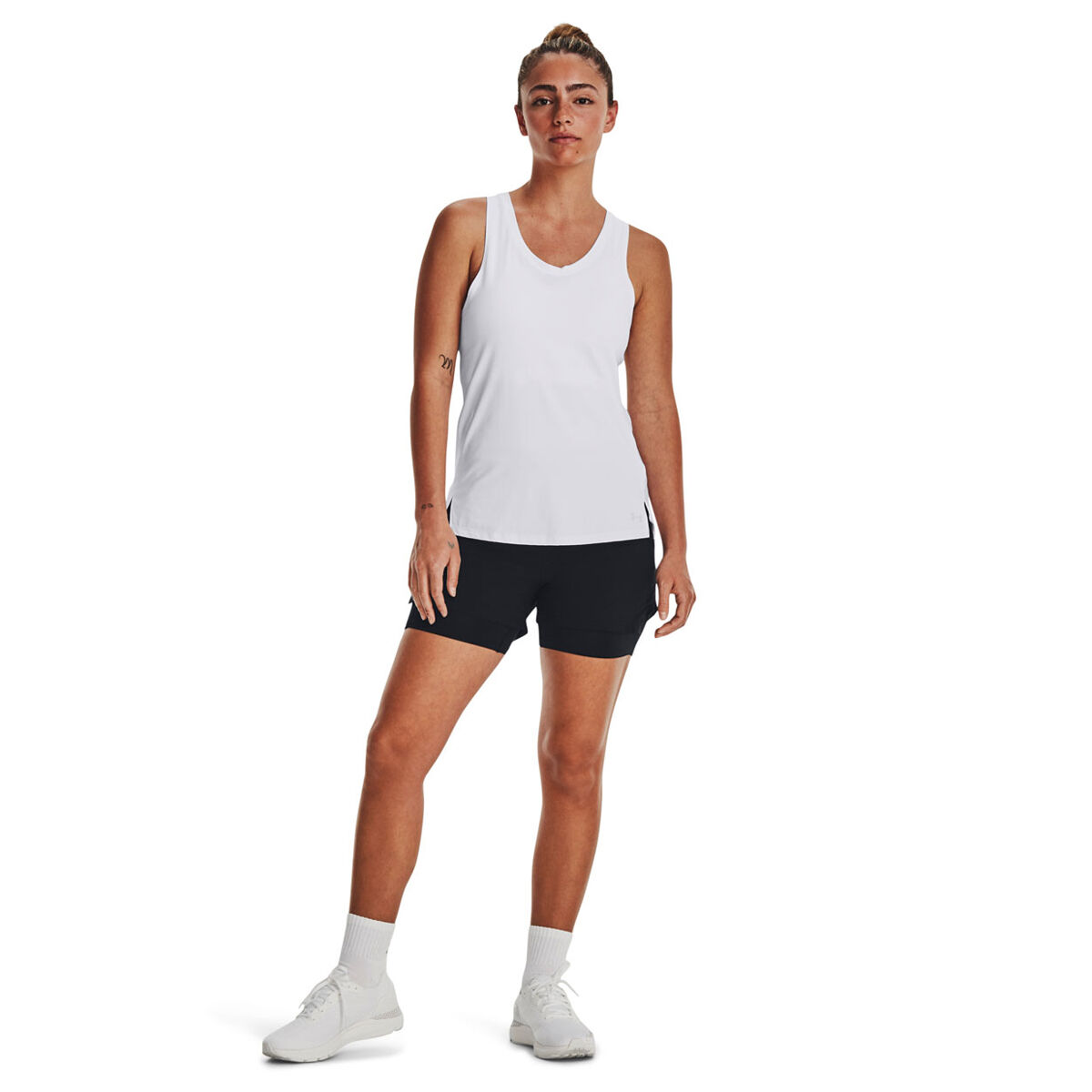 Under Armour Womens ISO-Chill Laser Tank - White slider