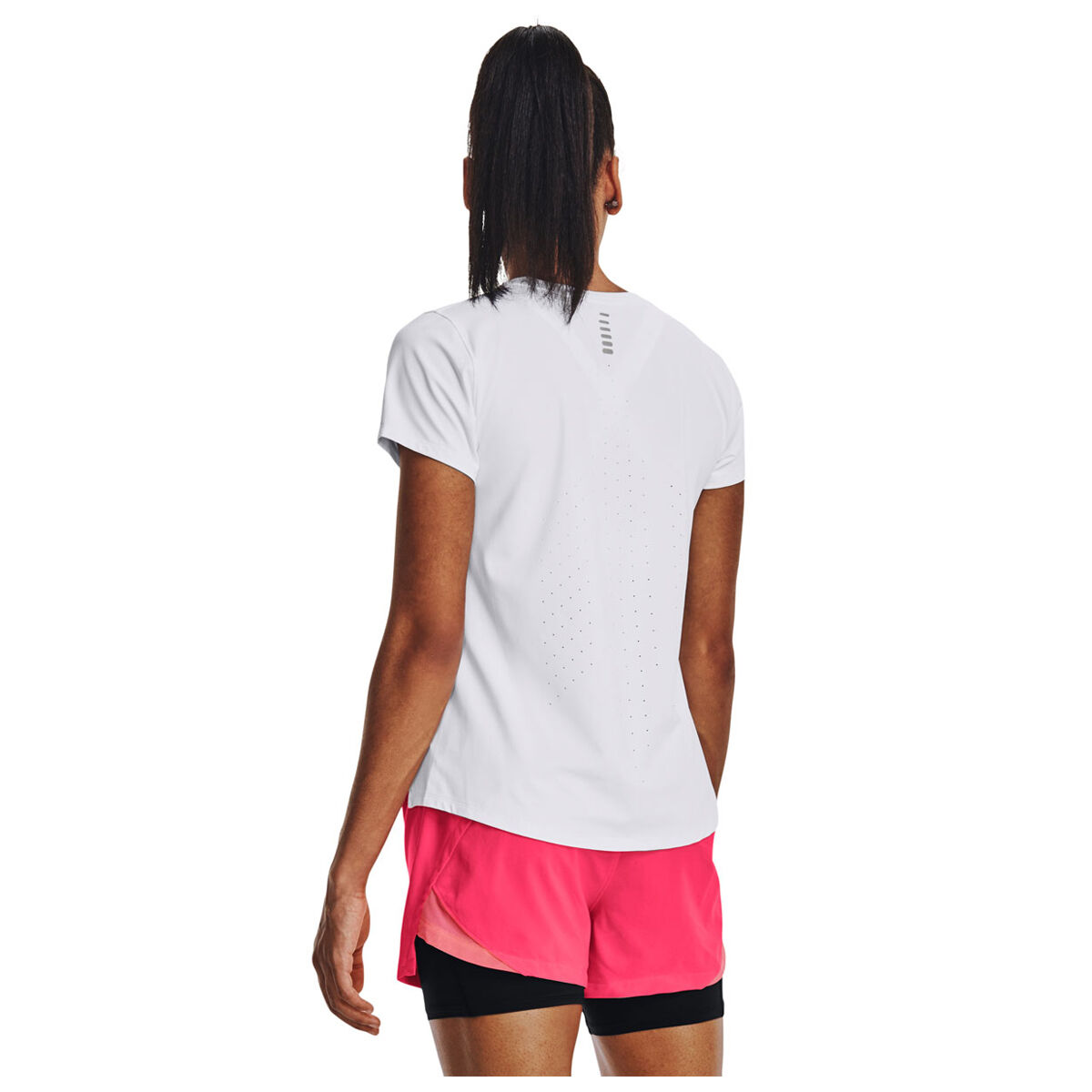 Under Armour Womens ISO-Chill Laser Tee - White slider