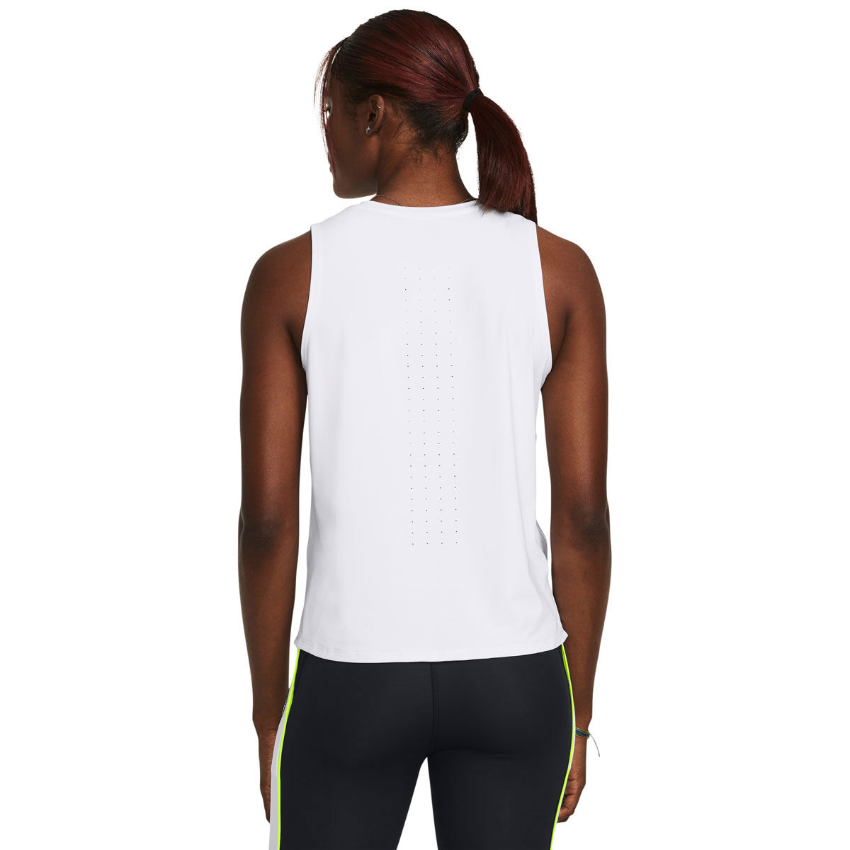 Under Armour Womens ISO-Chill Run Everywhere Laser Tank White XL - White slider