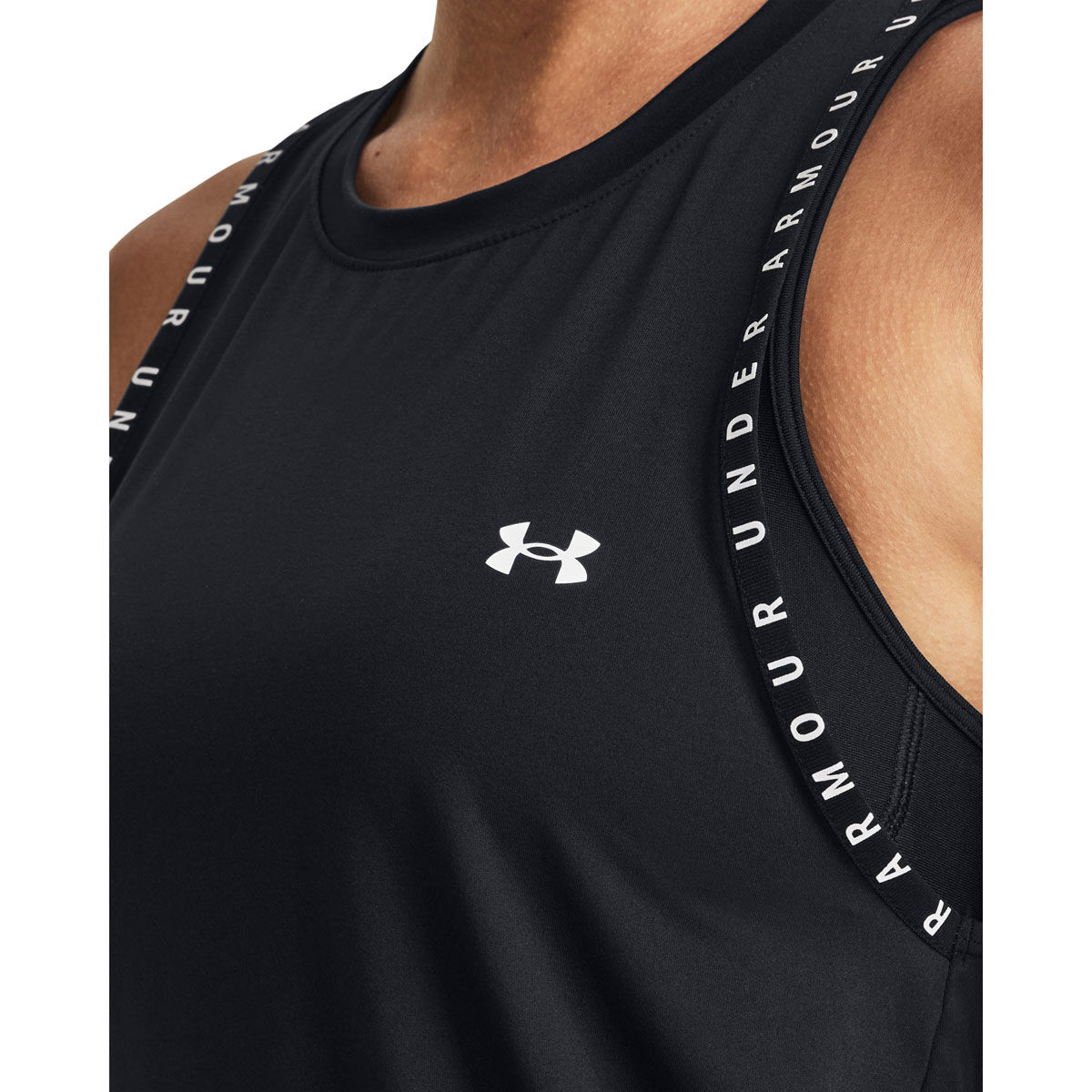 Under Armour Womens Knockout Novelty Tank - Black slider