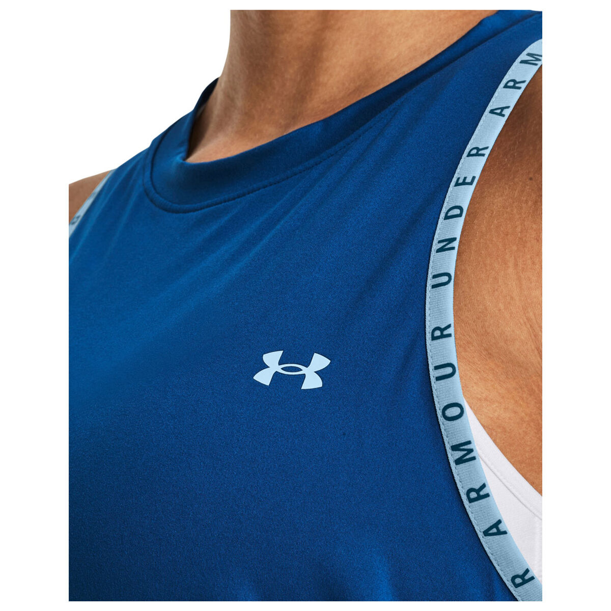 Under Armour Womens Knockout Novelty Tank - Blue slider