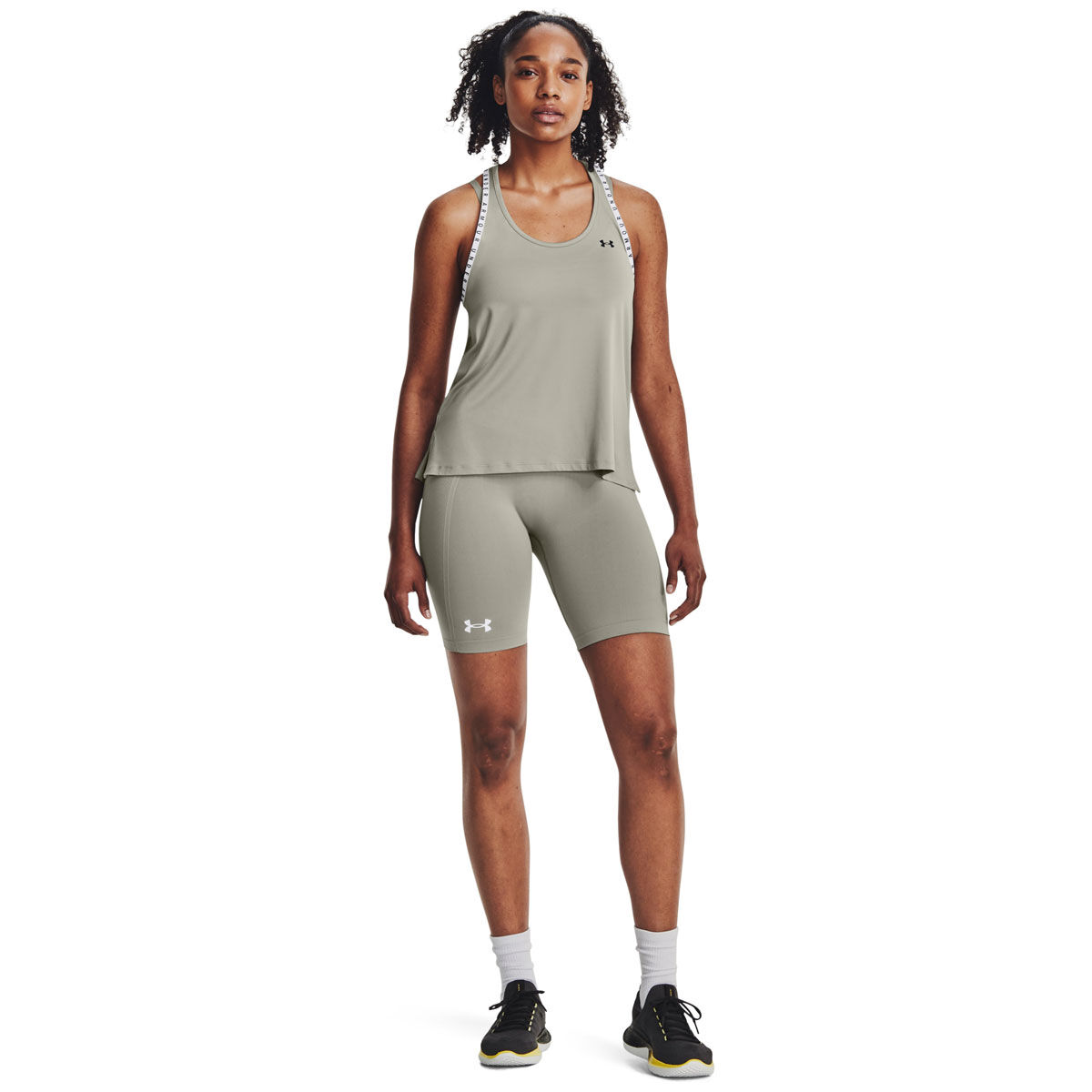 Under Armour Womens Knockout Tank - Green slider