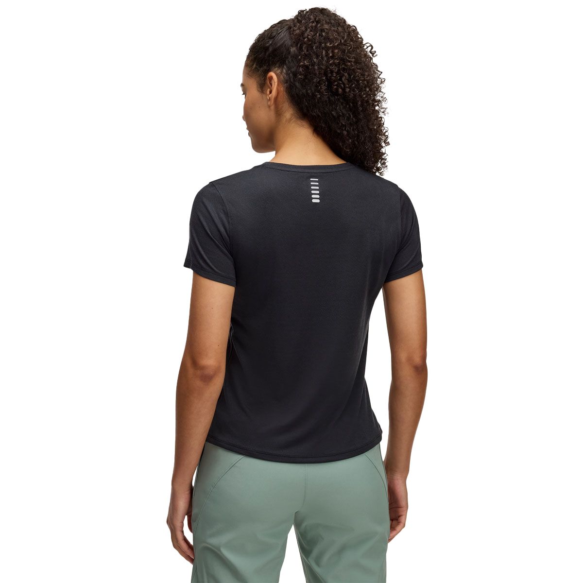 Under Armour Womens Launch Camo Tee - Black slider