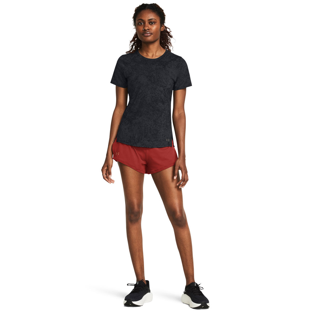 Under Armour Womens Launch Elite 2 Inch Running Shorts - Orange slider