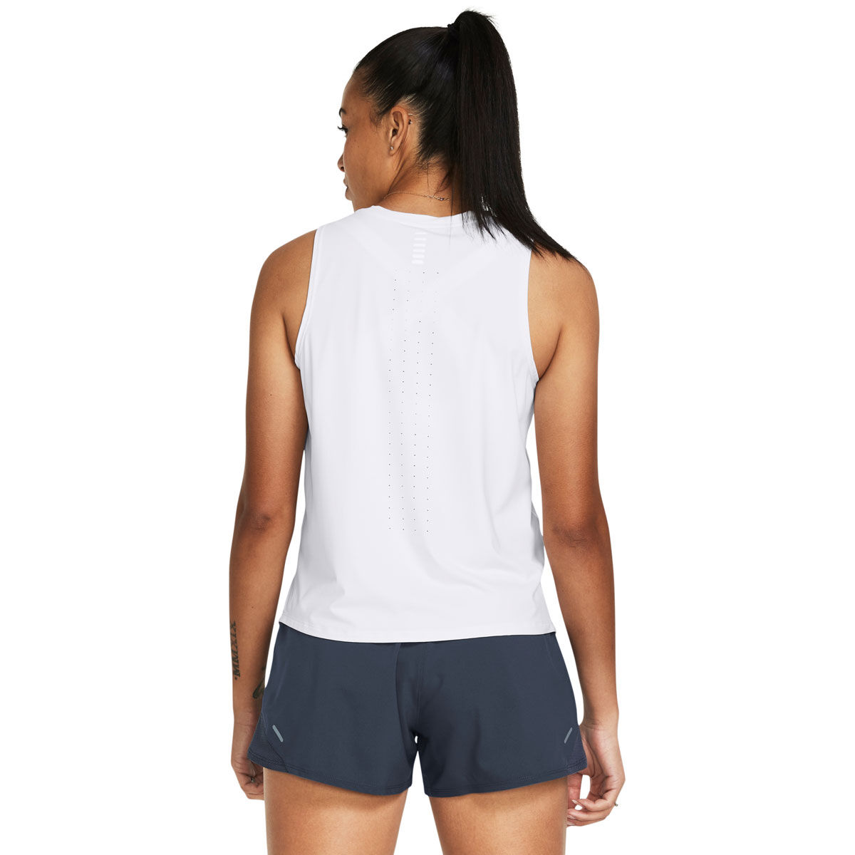 Under Armour Womens Launch Elite Running Tank - White slider