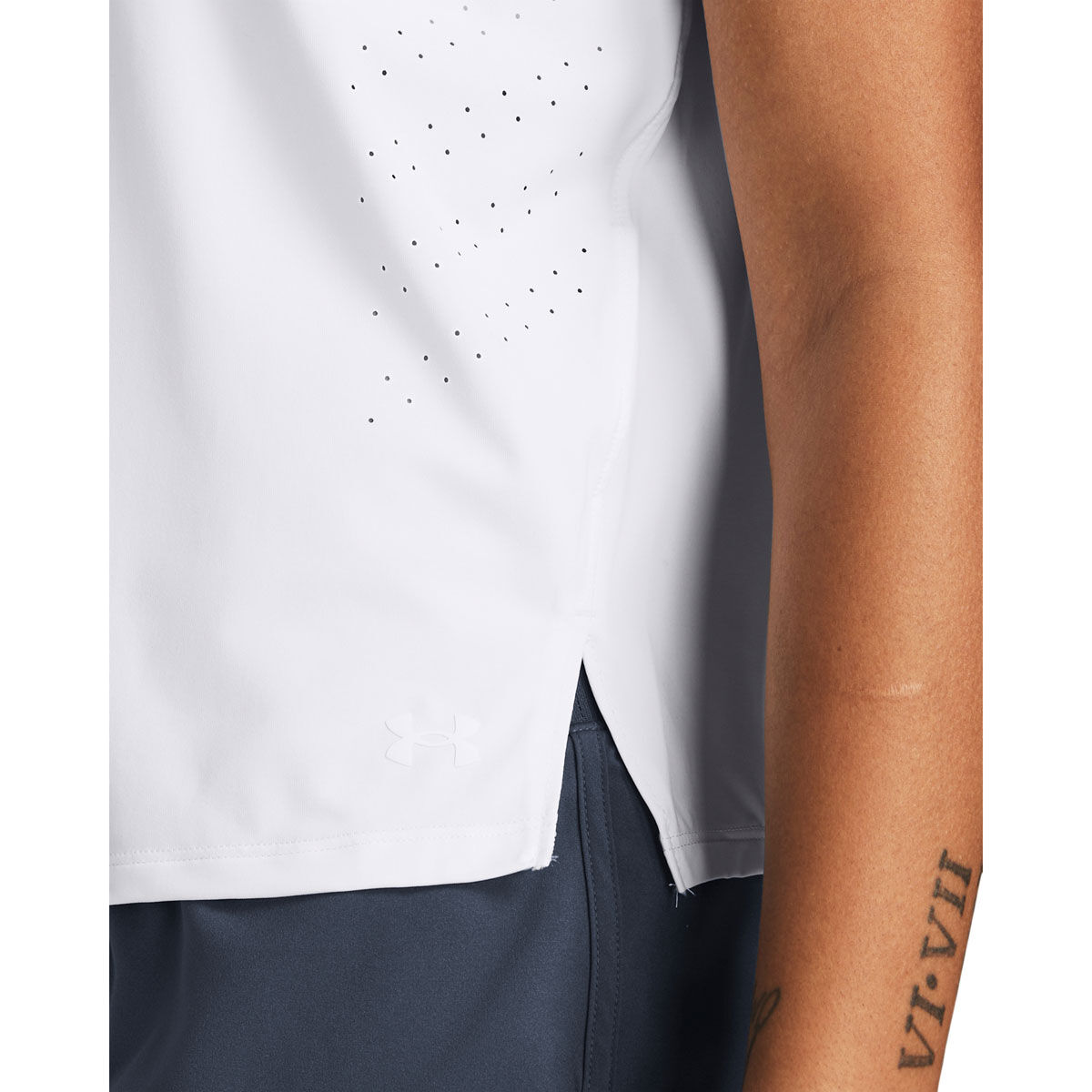 Under Armour Womens Launch Elite Running Tank - White slider