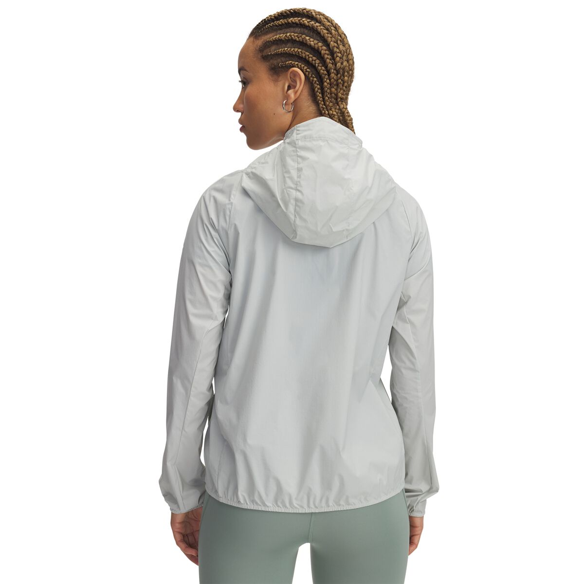 Under Armour Womens Launch Lightweight Jacket - Green slider