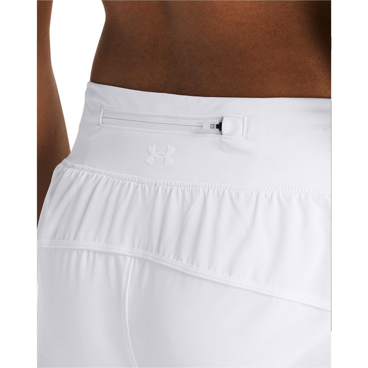 Under Armour Womens Launch Pro 2 Inch Running Shorts - White slider