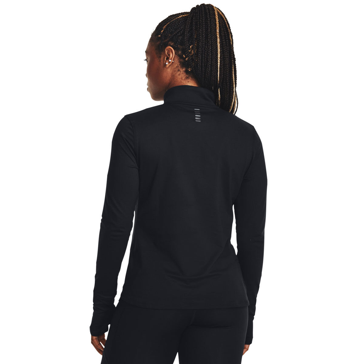 Under Armour Womens Launch Pro Half Zip Long Sleeve Top - Black slider