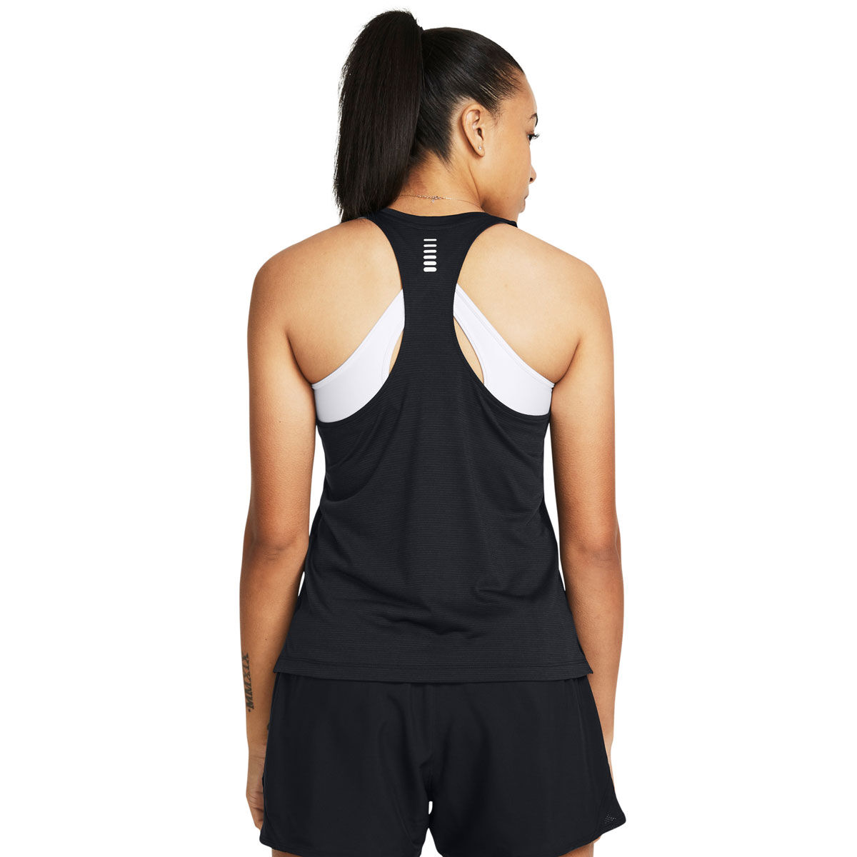 Under Armour Womens Launch Running Singlet - Black slider