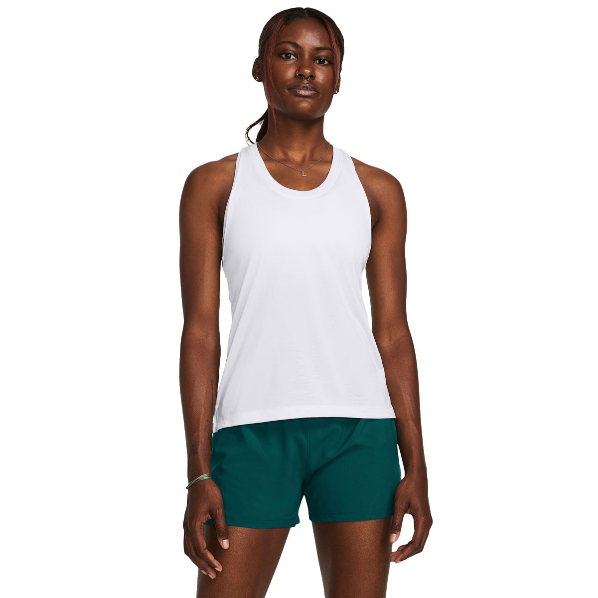 Under Armour Womens Launch Singlet - White slider