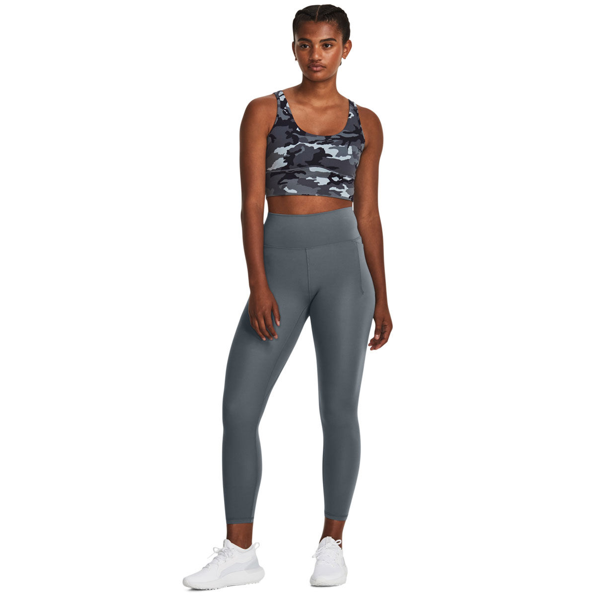 Under Armour Womens Meridian Ankle Tights Grey XS - Grey slider