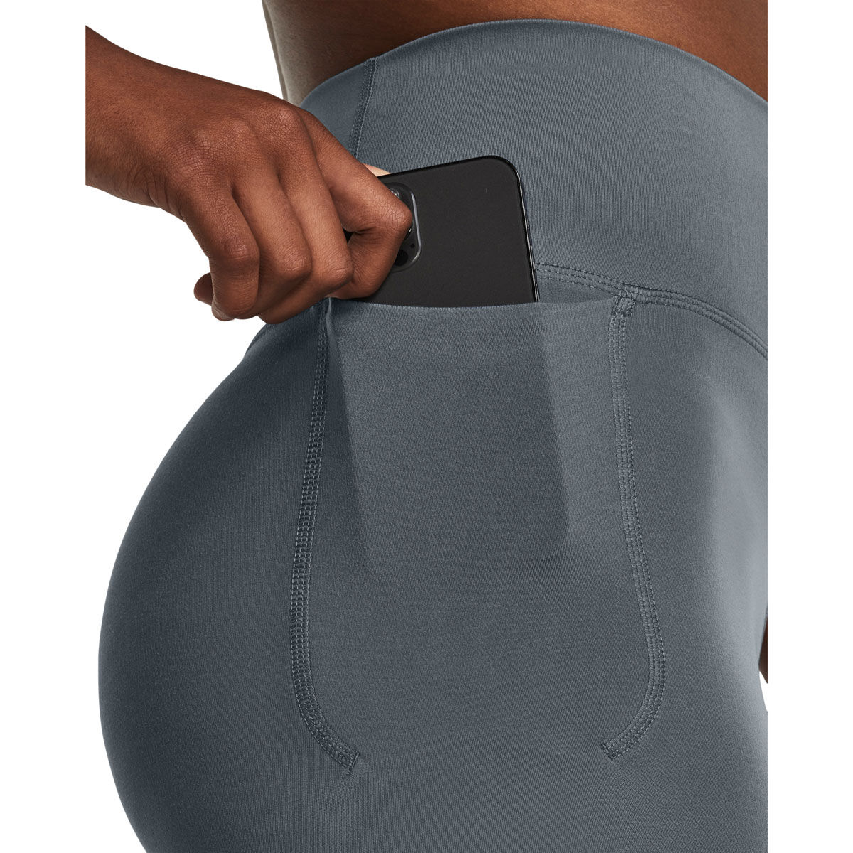 Under Armour Womens Meridian Ankle Tights Grey XS - Grey slider