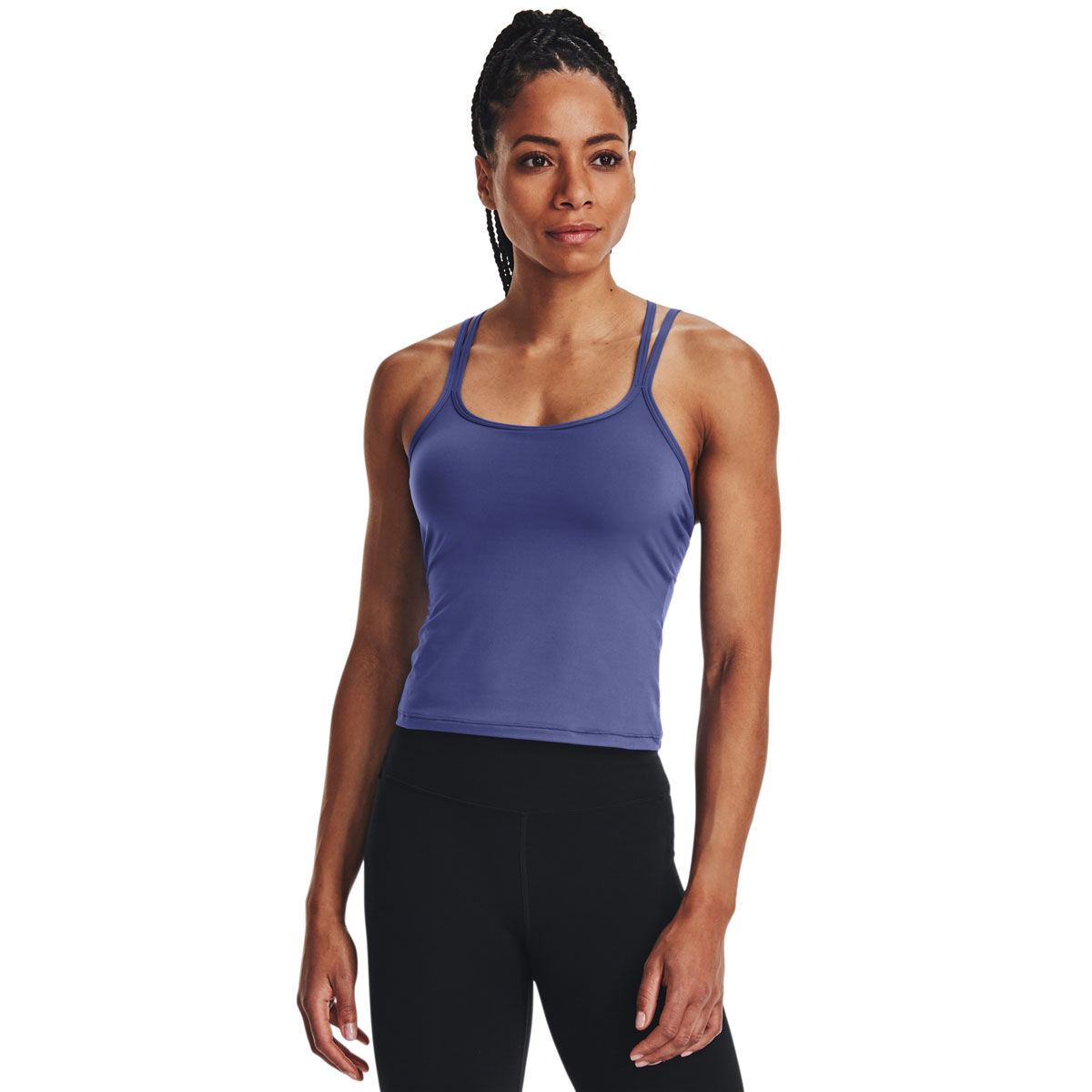 Under Armour Womens Meridian Fitted Tank - Purple slider