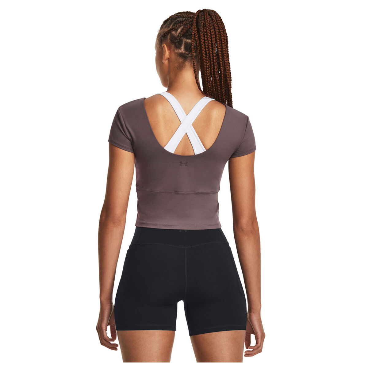 Under Armour Womens Meridian Fitted Tee - Grey slider