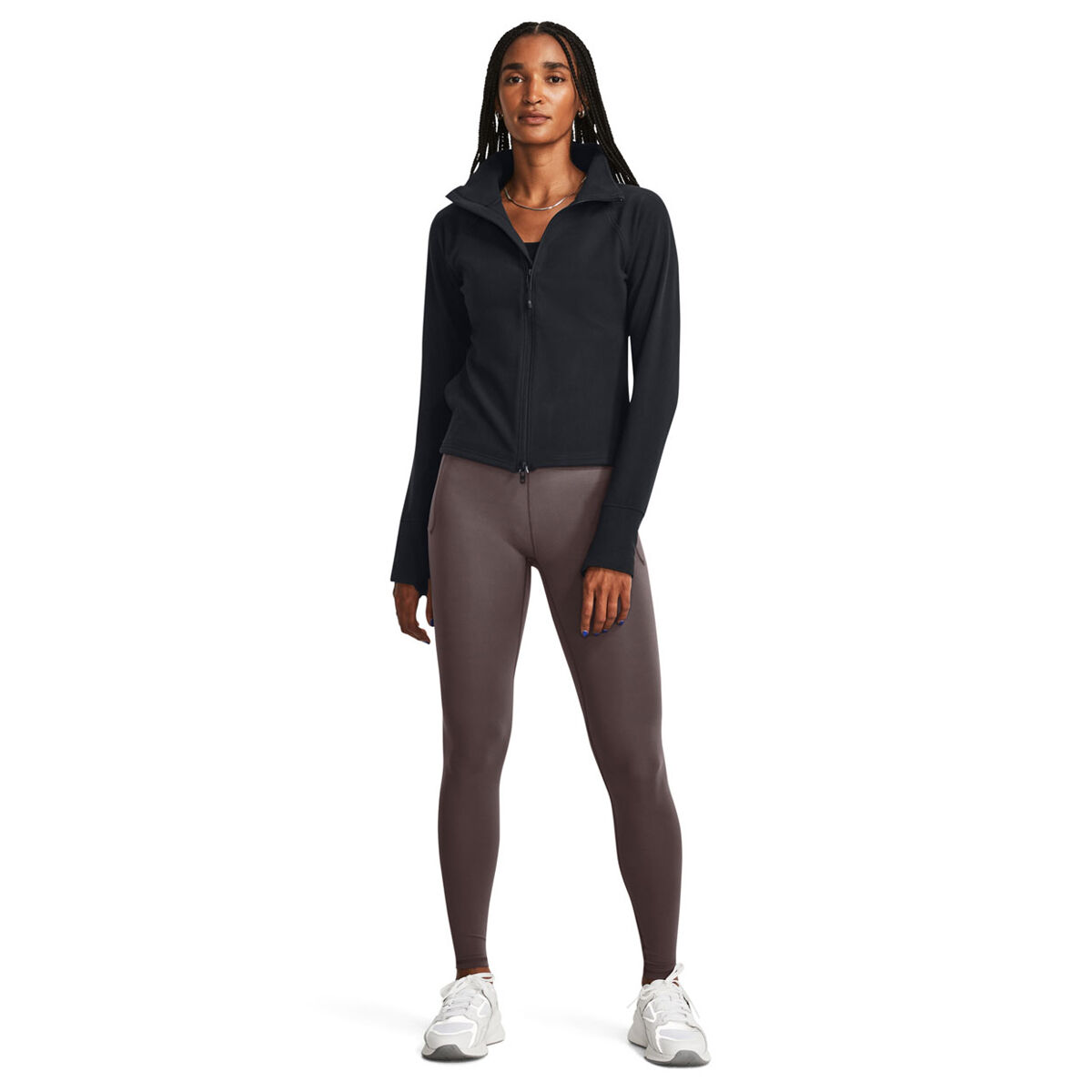 Under Armour Womens Meridian Full Length Tights - Grey slider