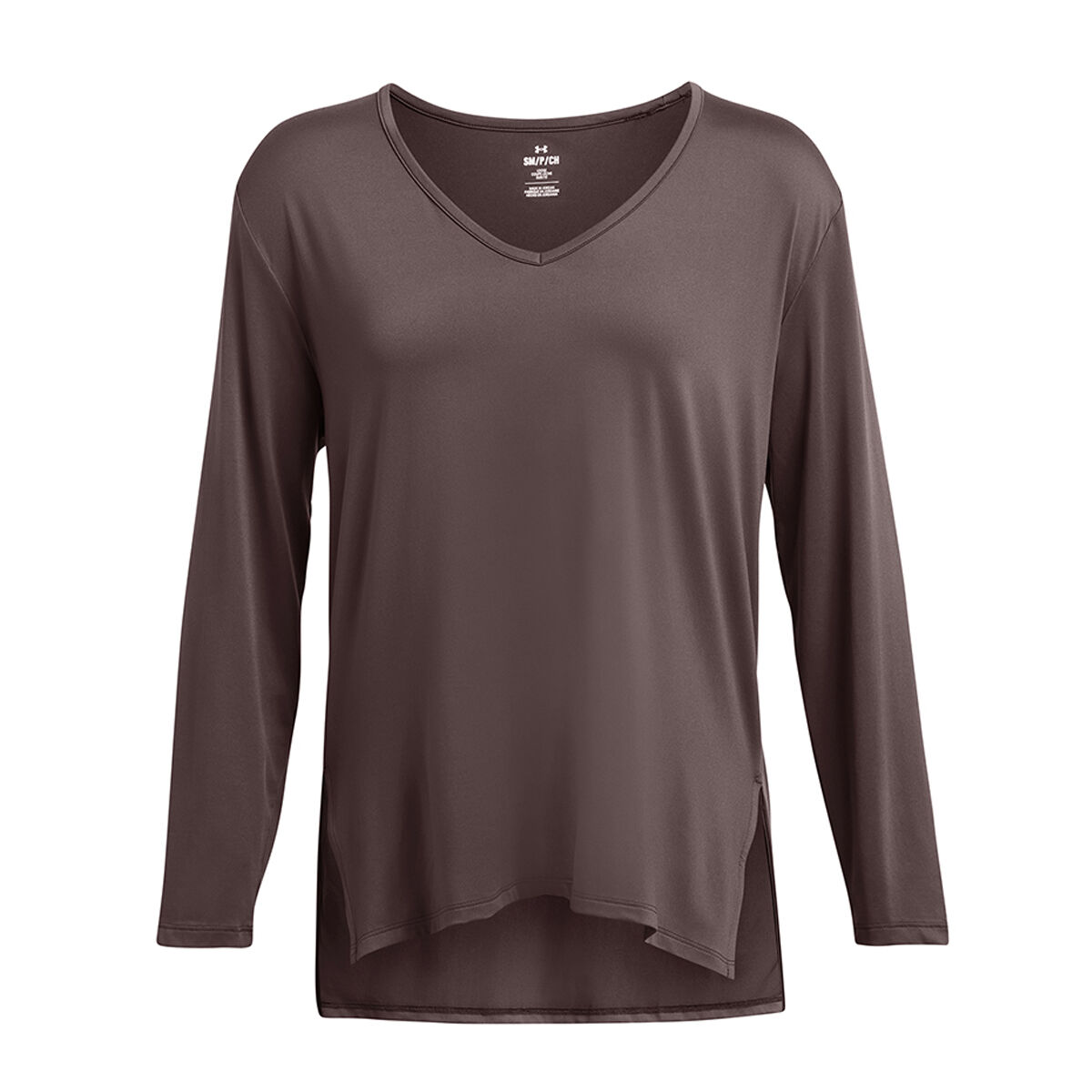 Under Armour Womens Meridian Long Sleeve Longline Tee - Black slider